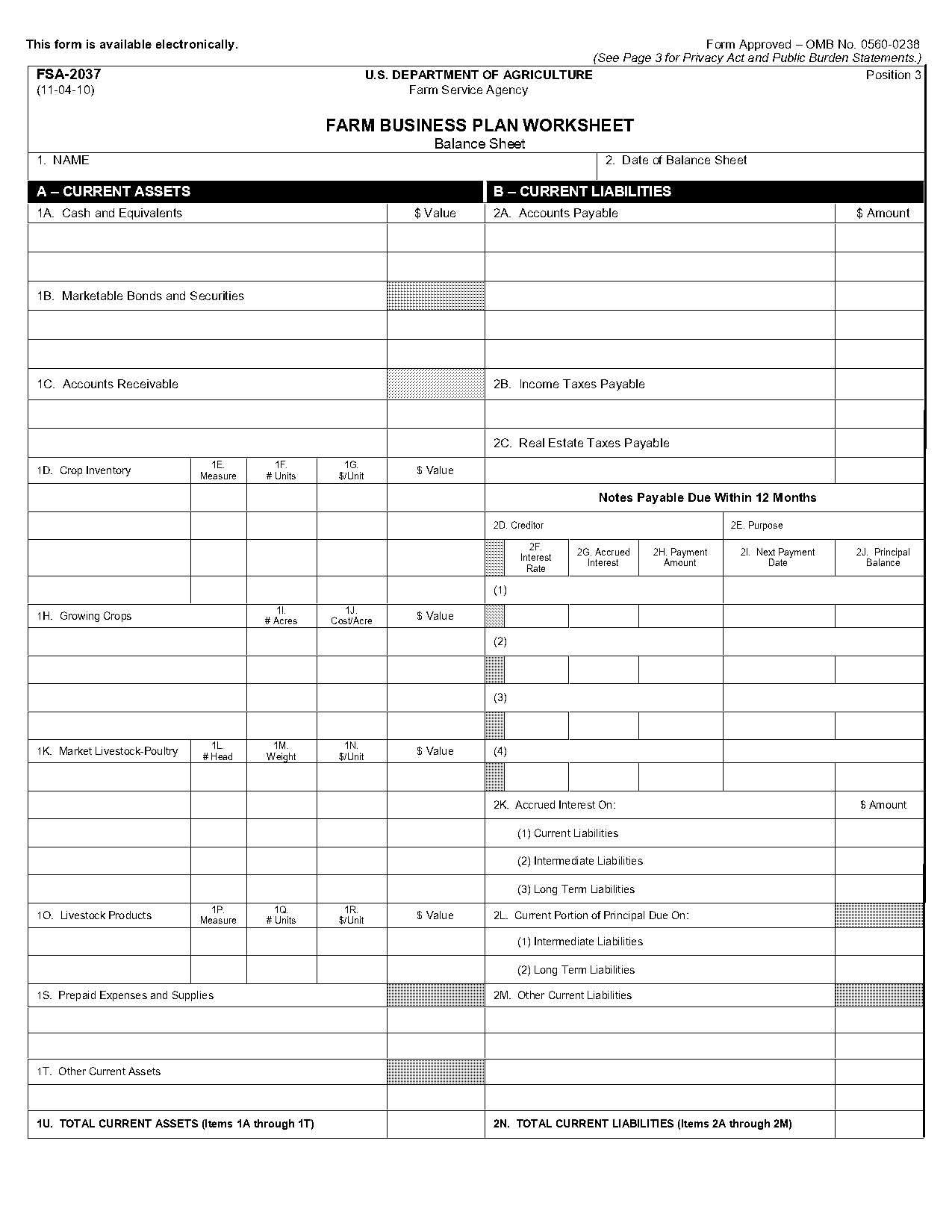 farm business plan example pdf