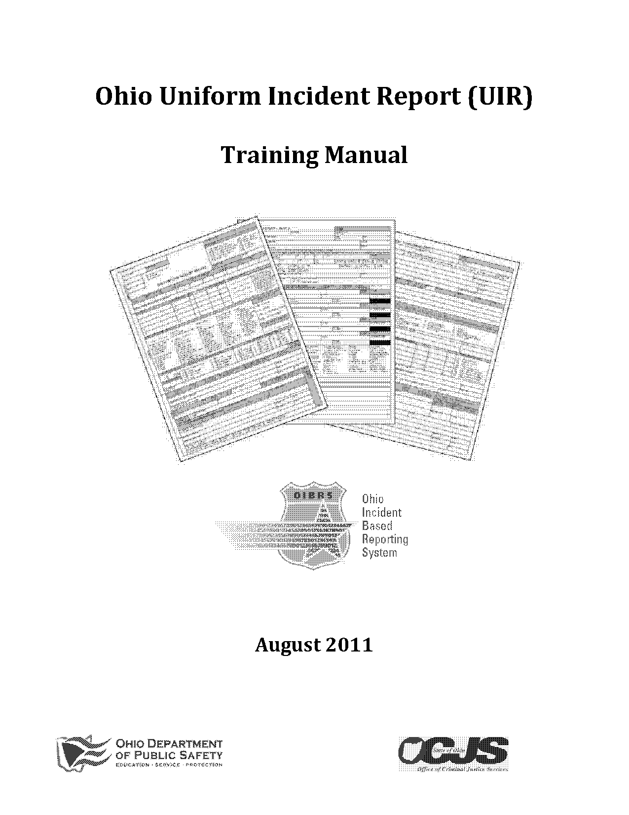 ohio crash report template