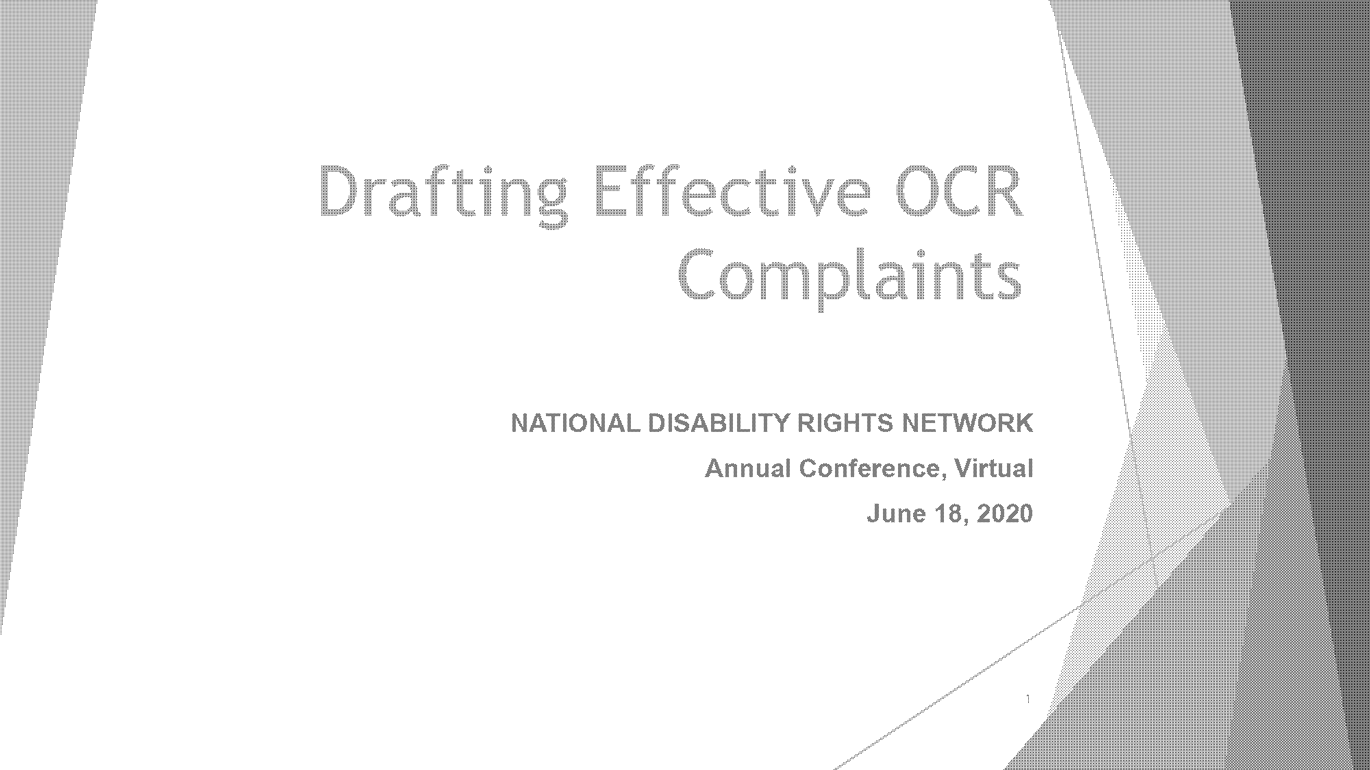 ocr special education retaliation complaint letter