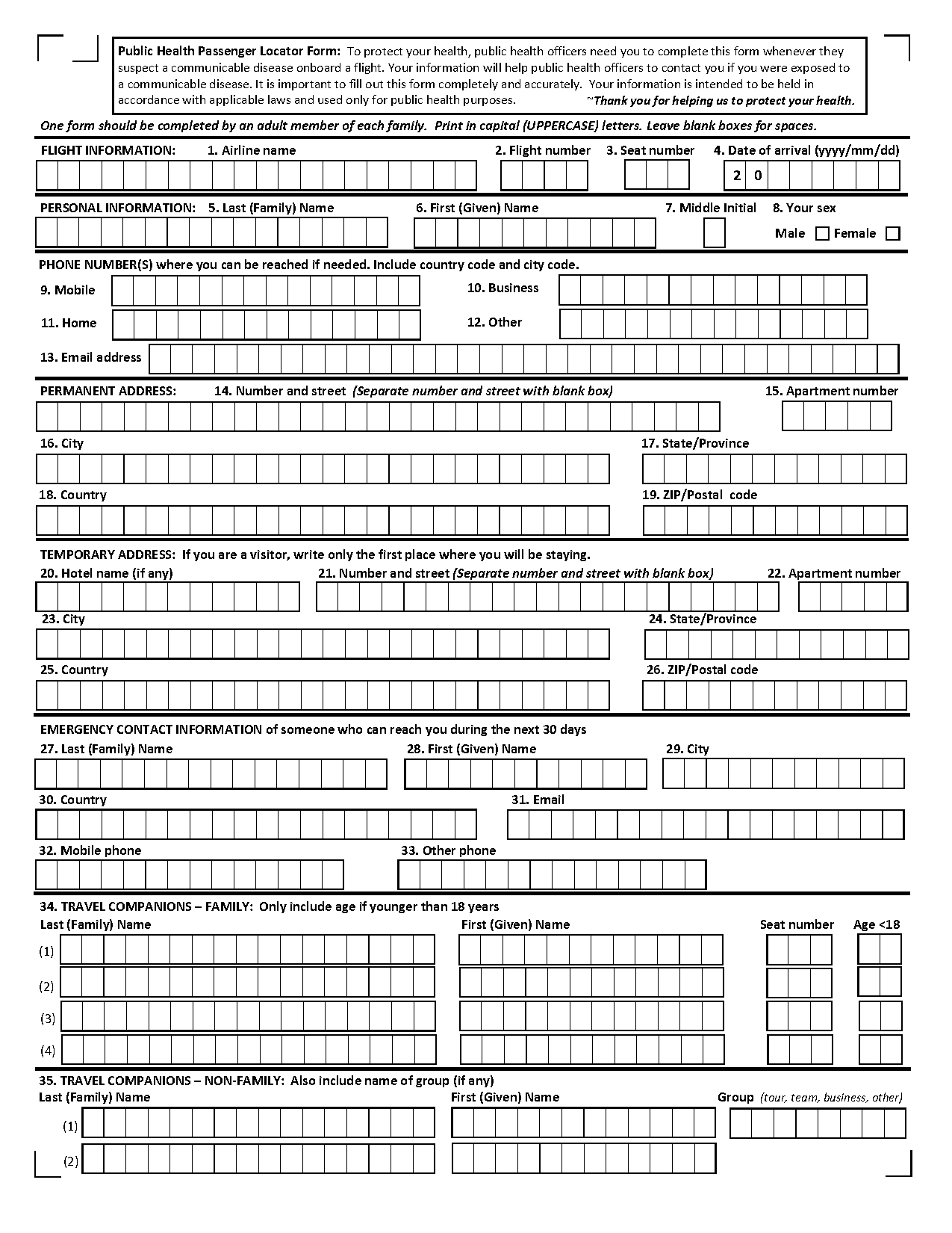 uk locator form sample