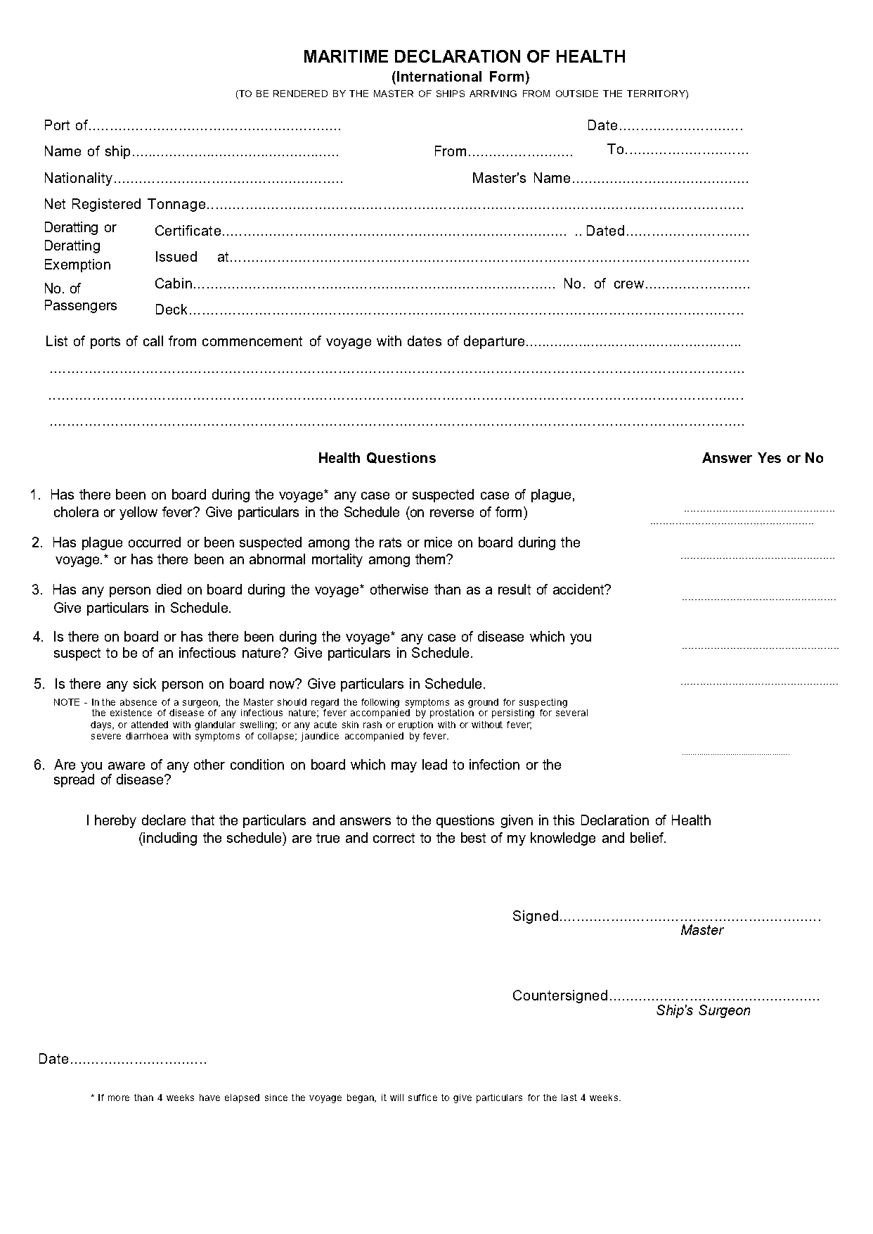 greece health declaration form