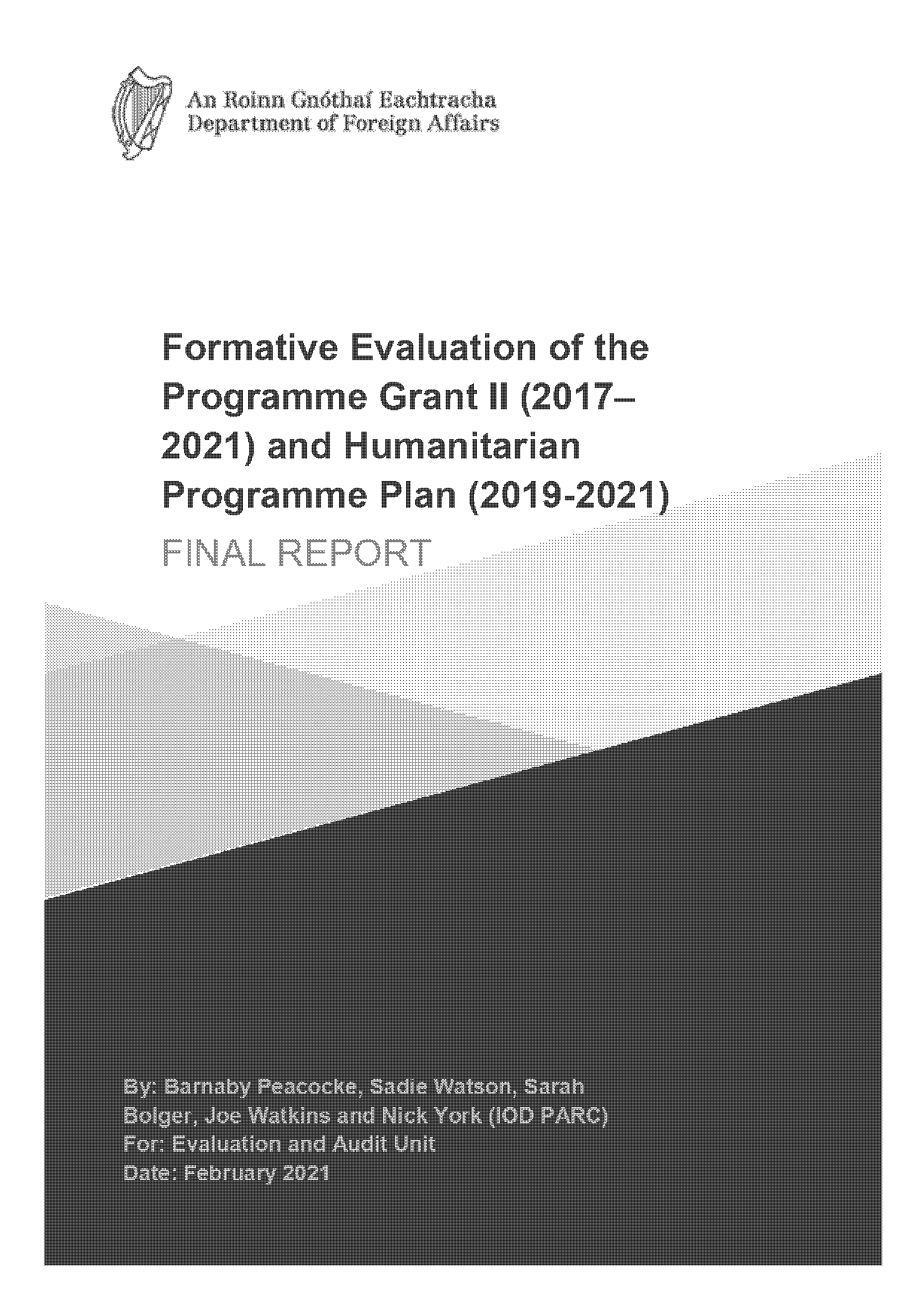 dfat monitoring and evaluation