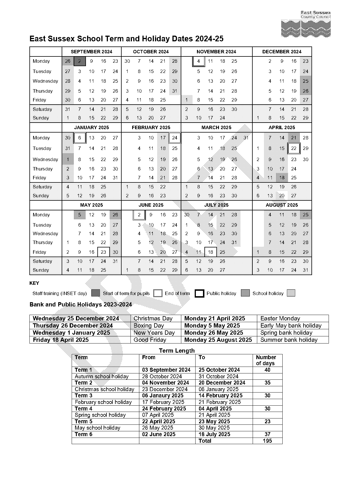 cavendish primary school term times