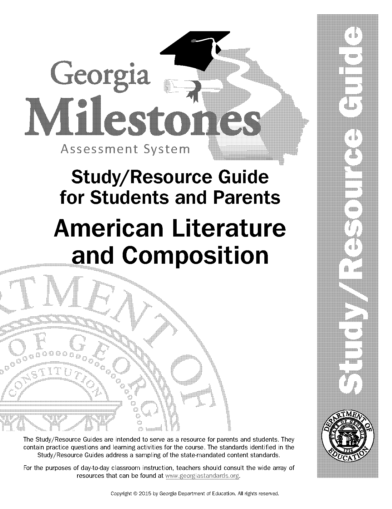 georgia milestones practice test american literature pdf