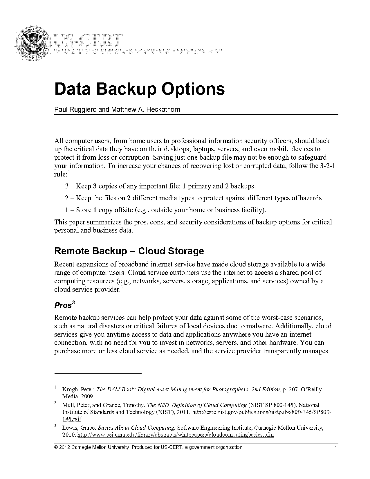 computer backup software to pdf file