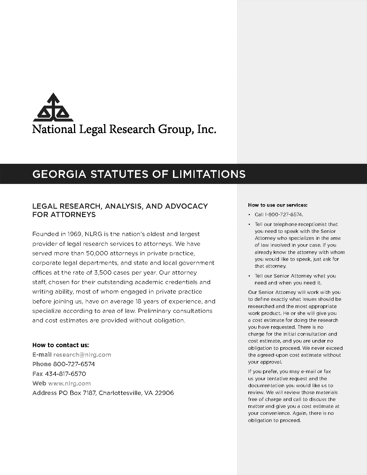 georgia statute of limitations contract