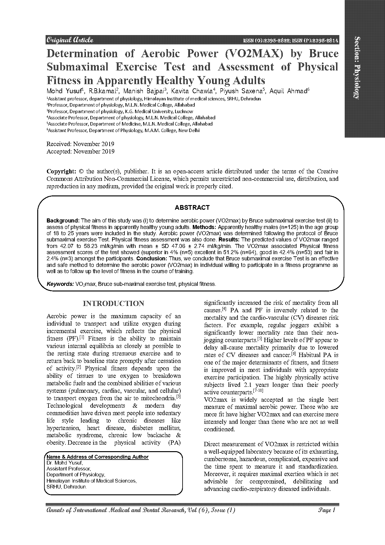 bruce protocol submaximal test