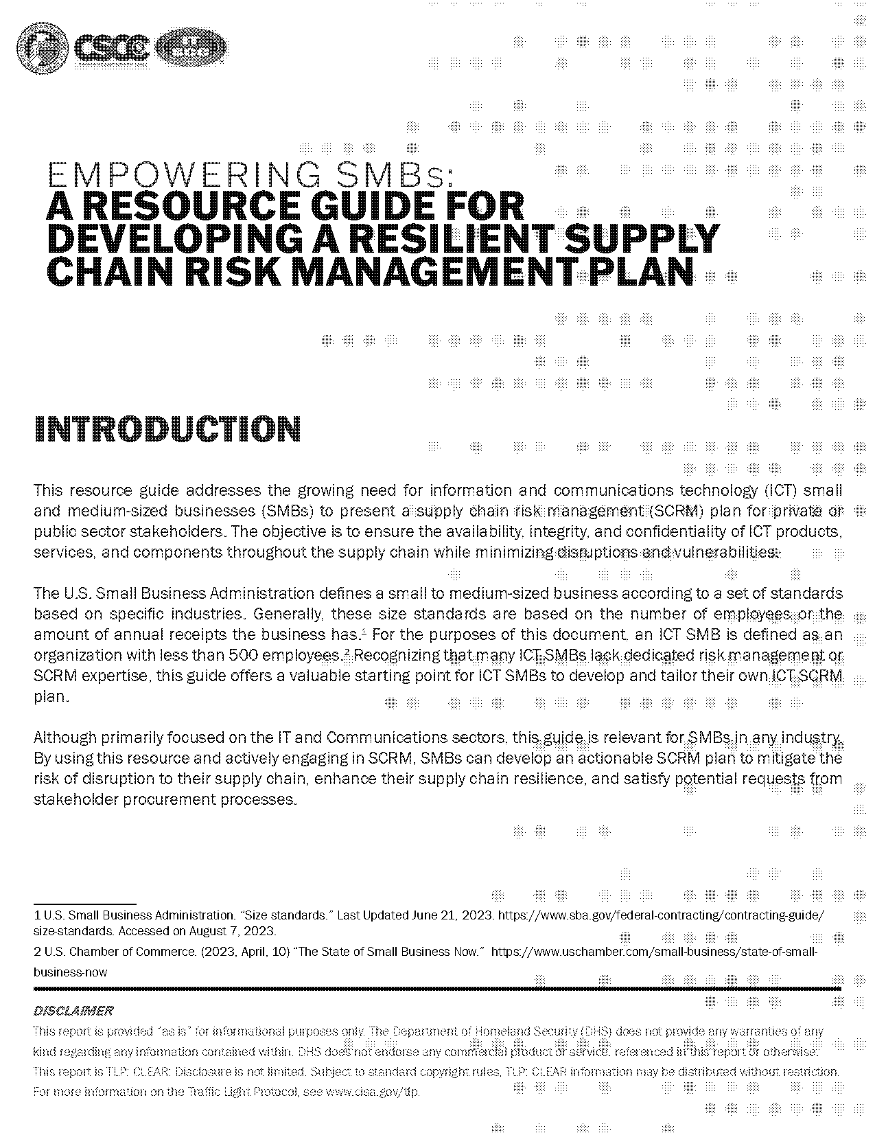 developing risk management plan