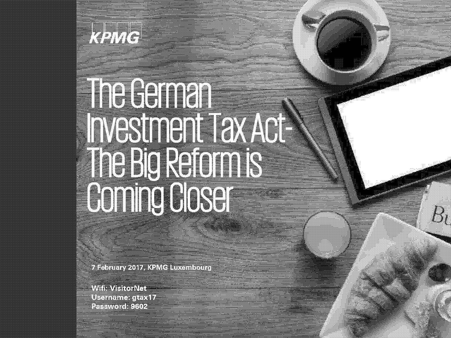 german investment tax act english translation