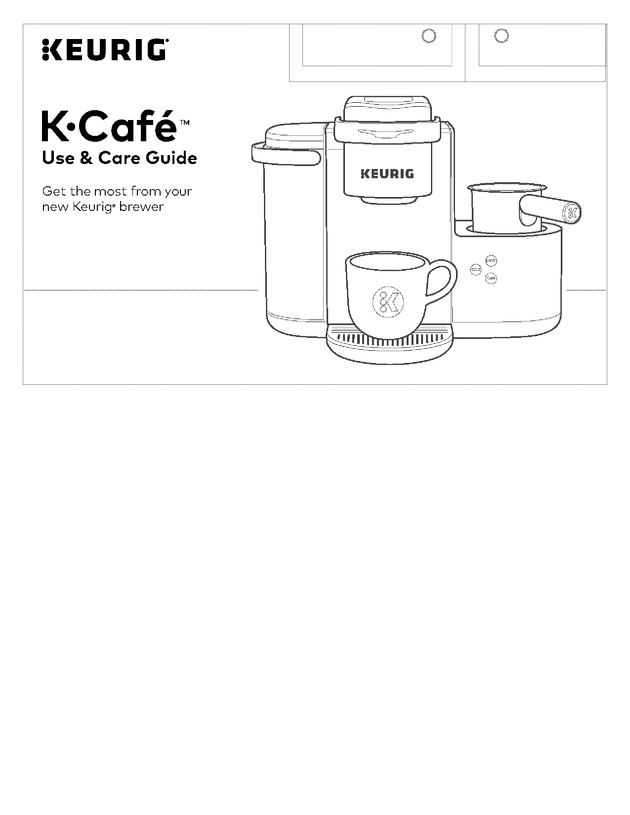 keurig cappuccino maker instructions