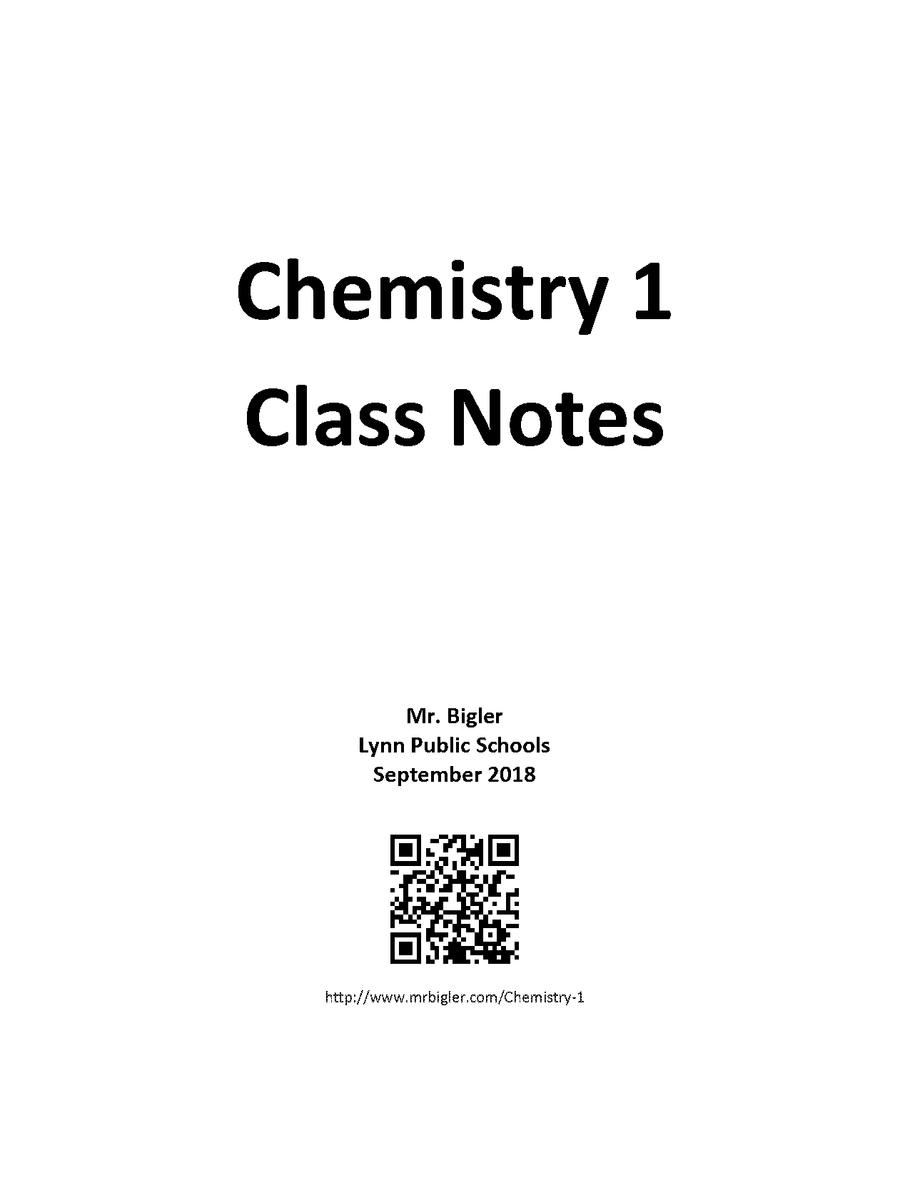 college chemistry notes pdf