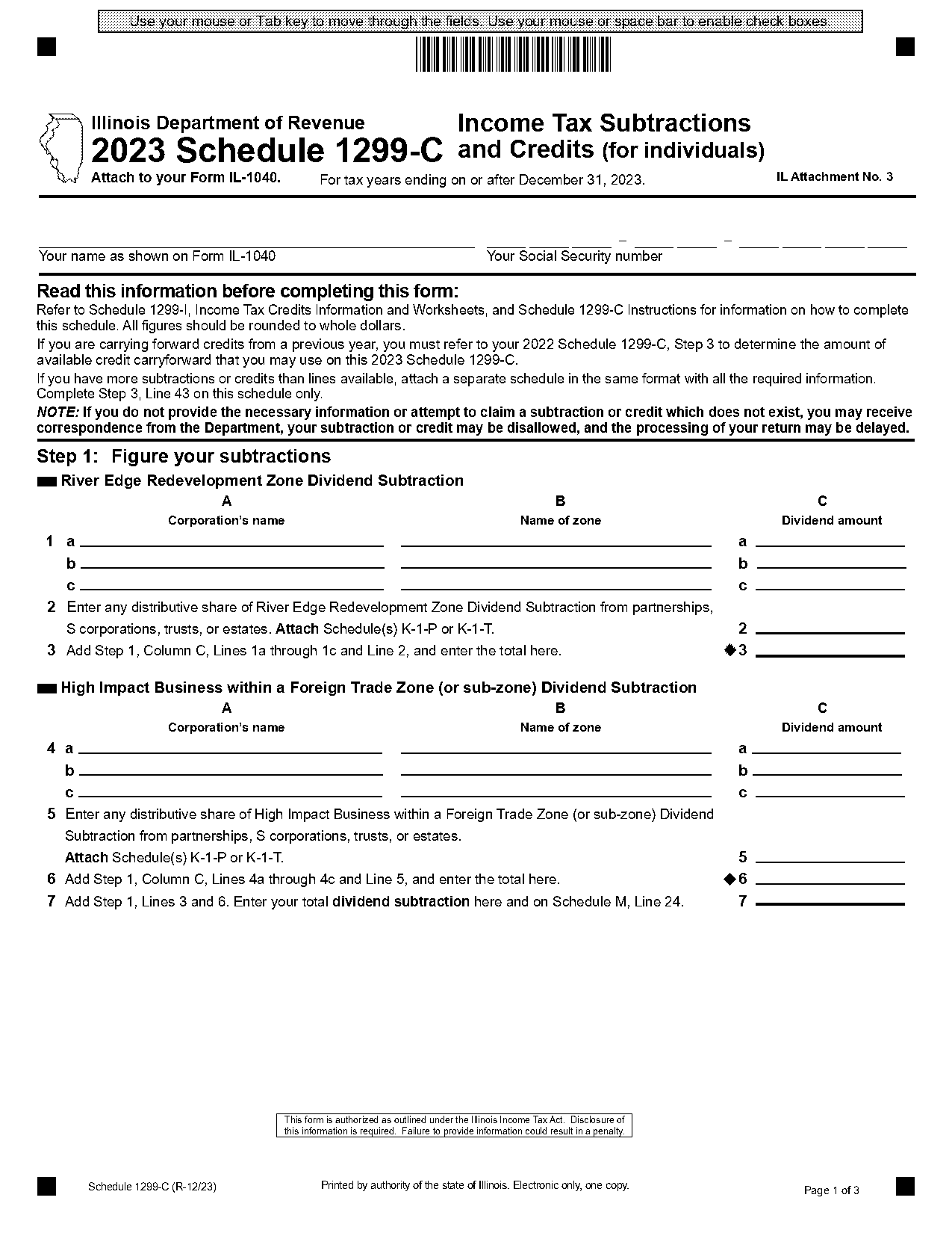 scheduel c tax document