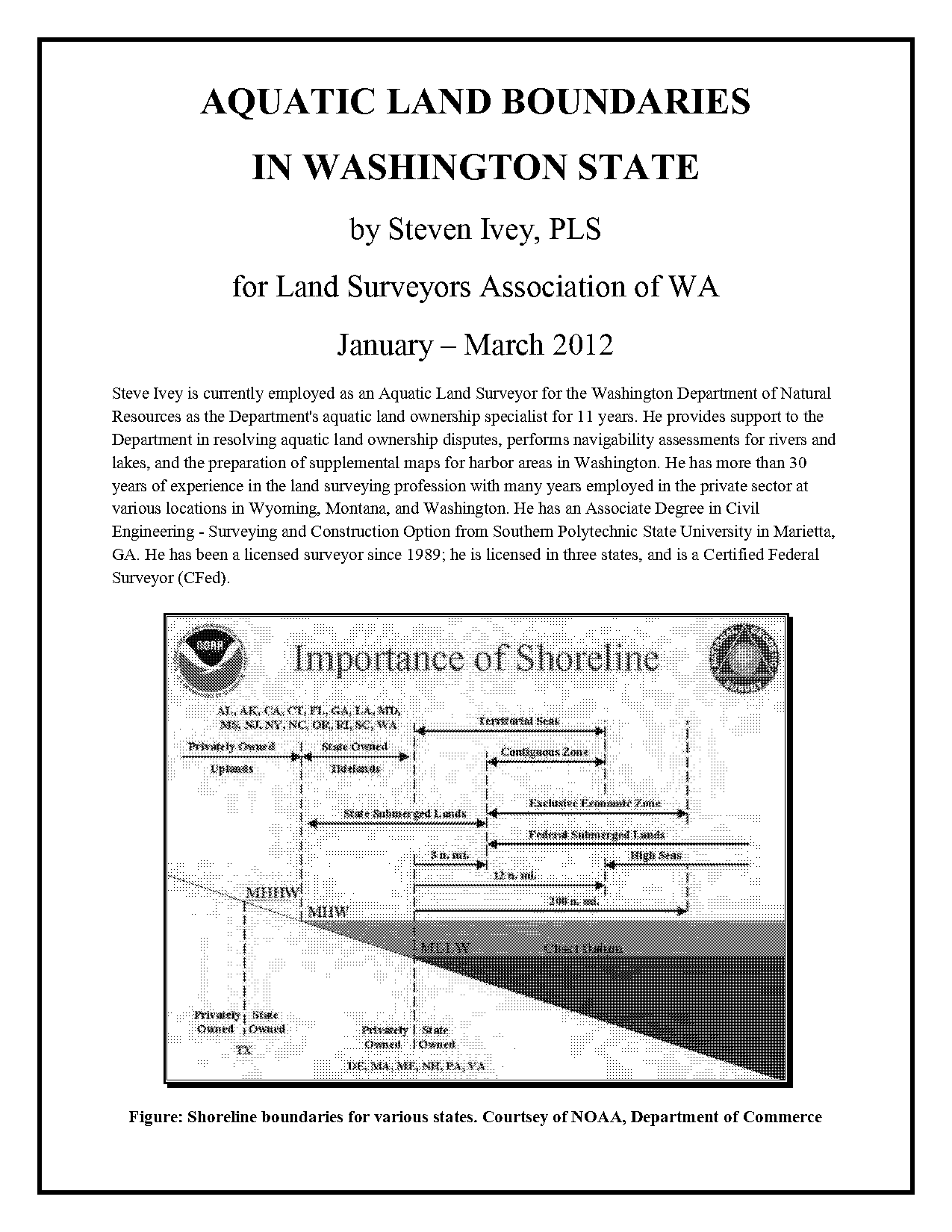 rule of thumb for determinig property line