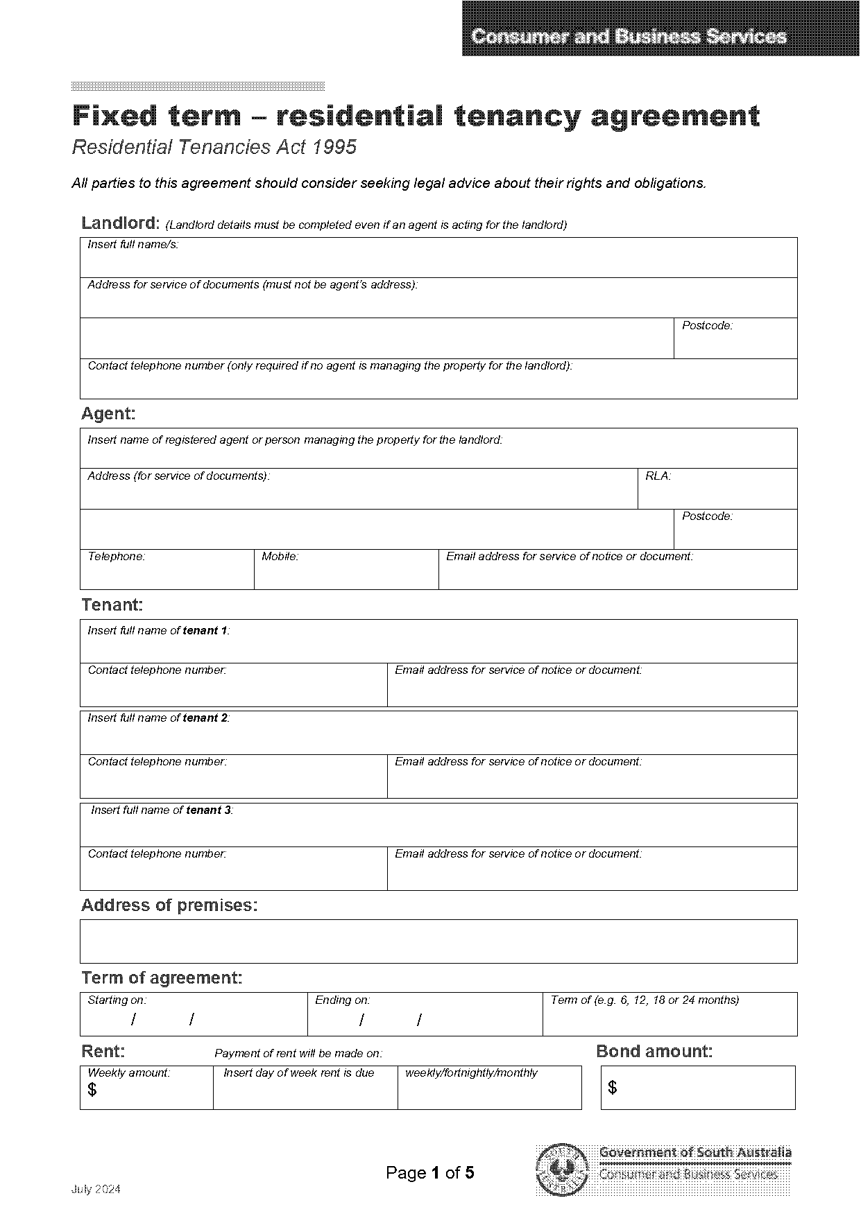 breach of tenancy agreement south australia