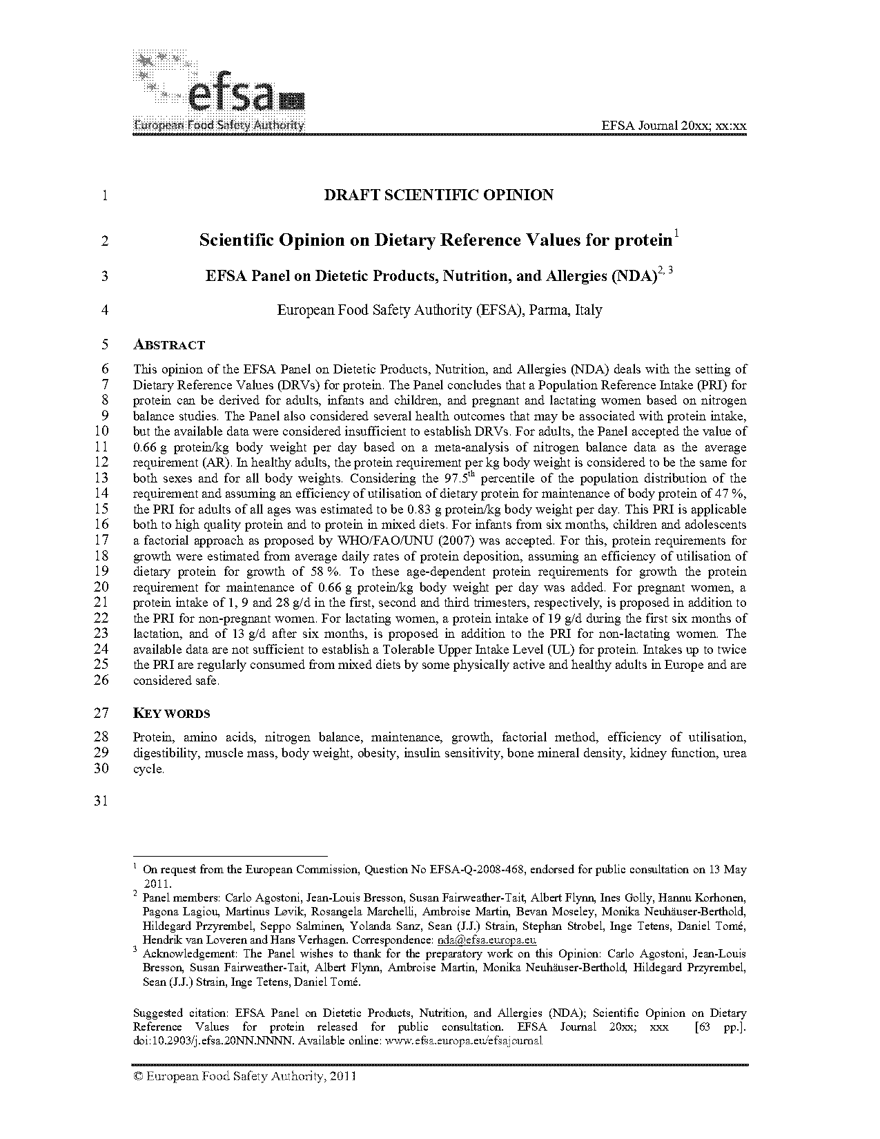 discuss the factors used to evaluate protein quality