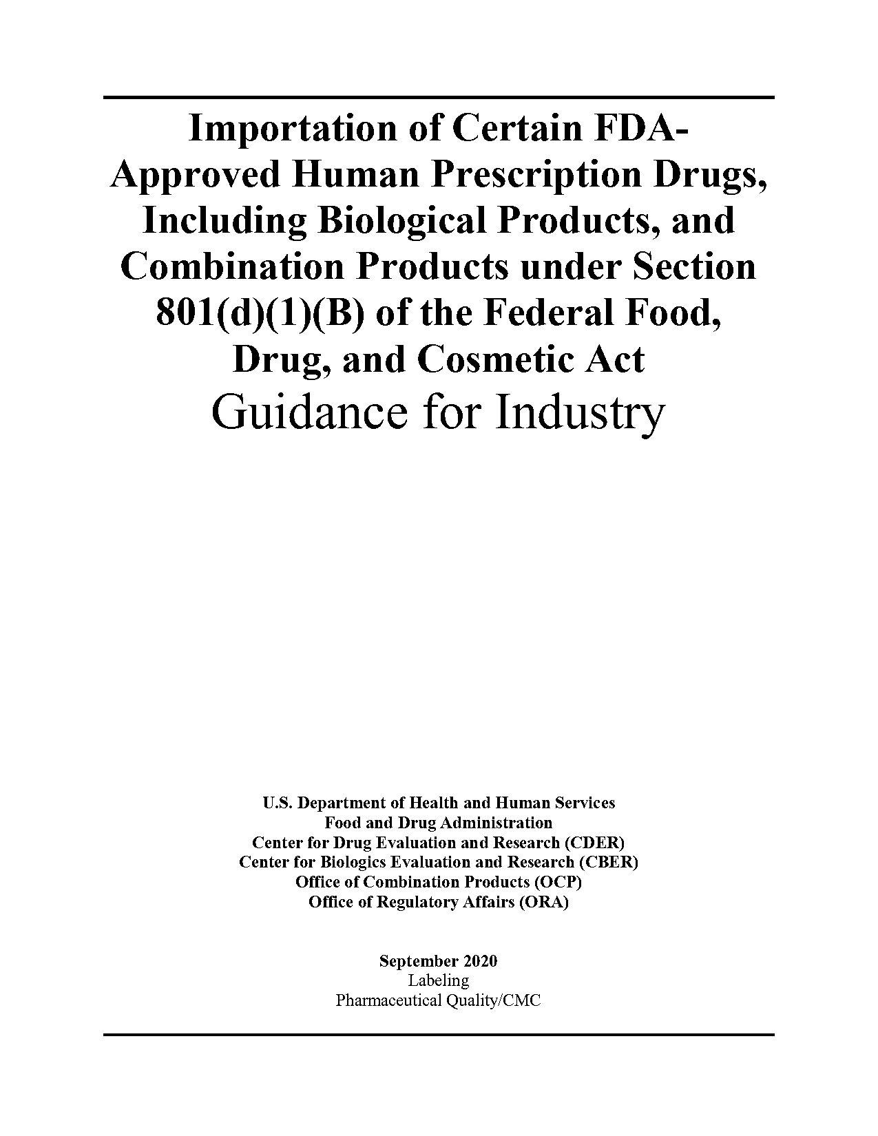 guidance for industry drug product cmc