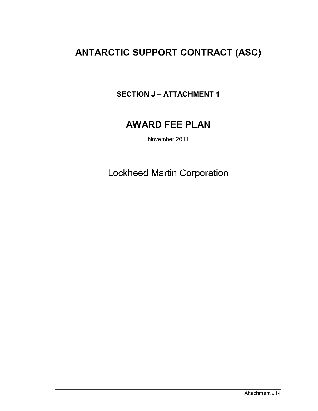 award fee plan template