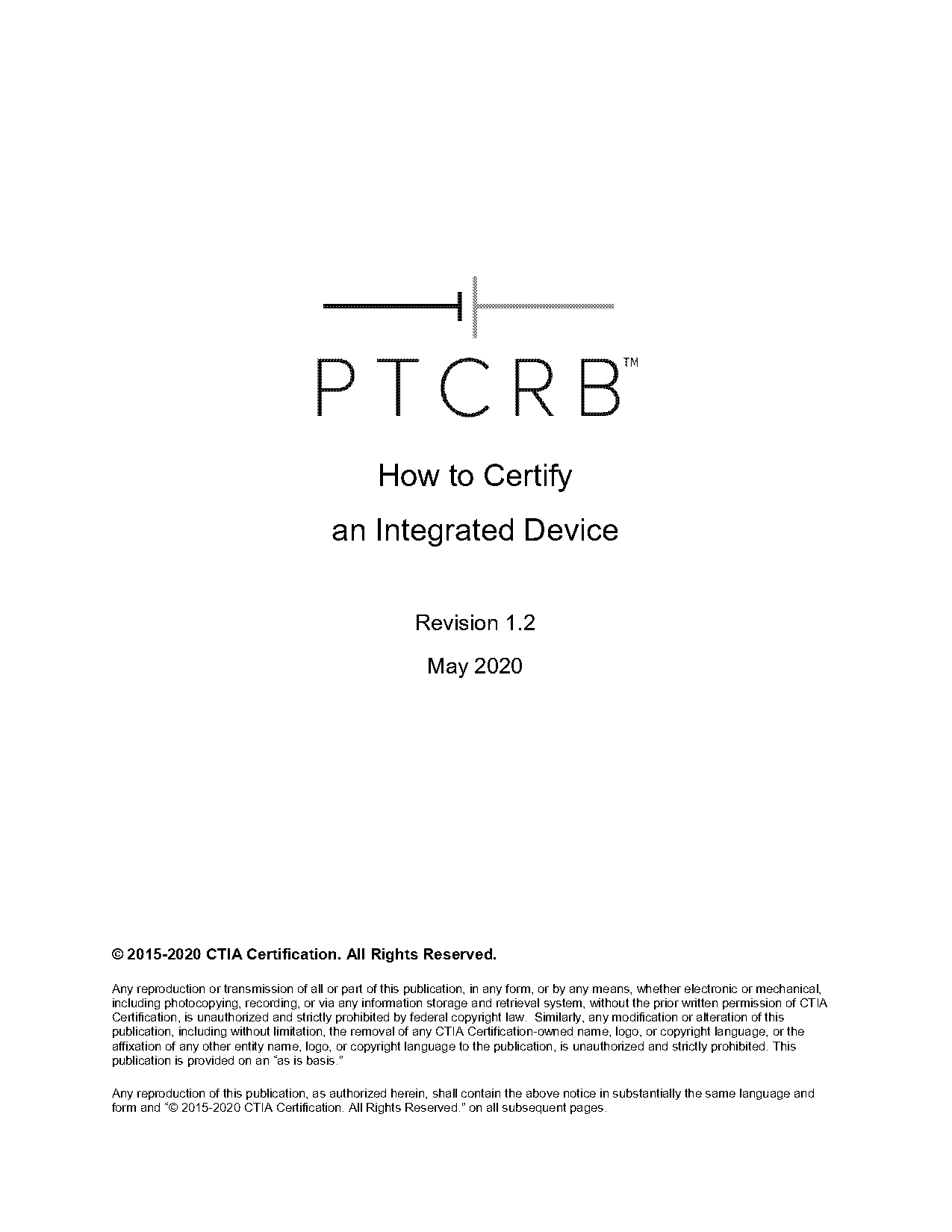 ptcrb program management document