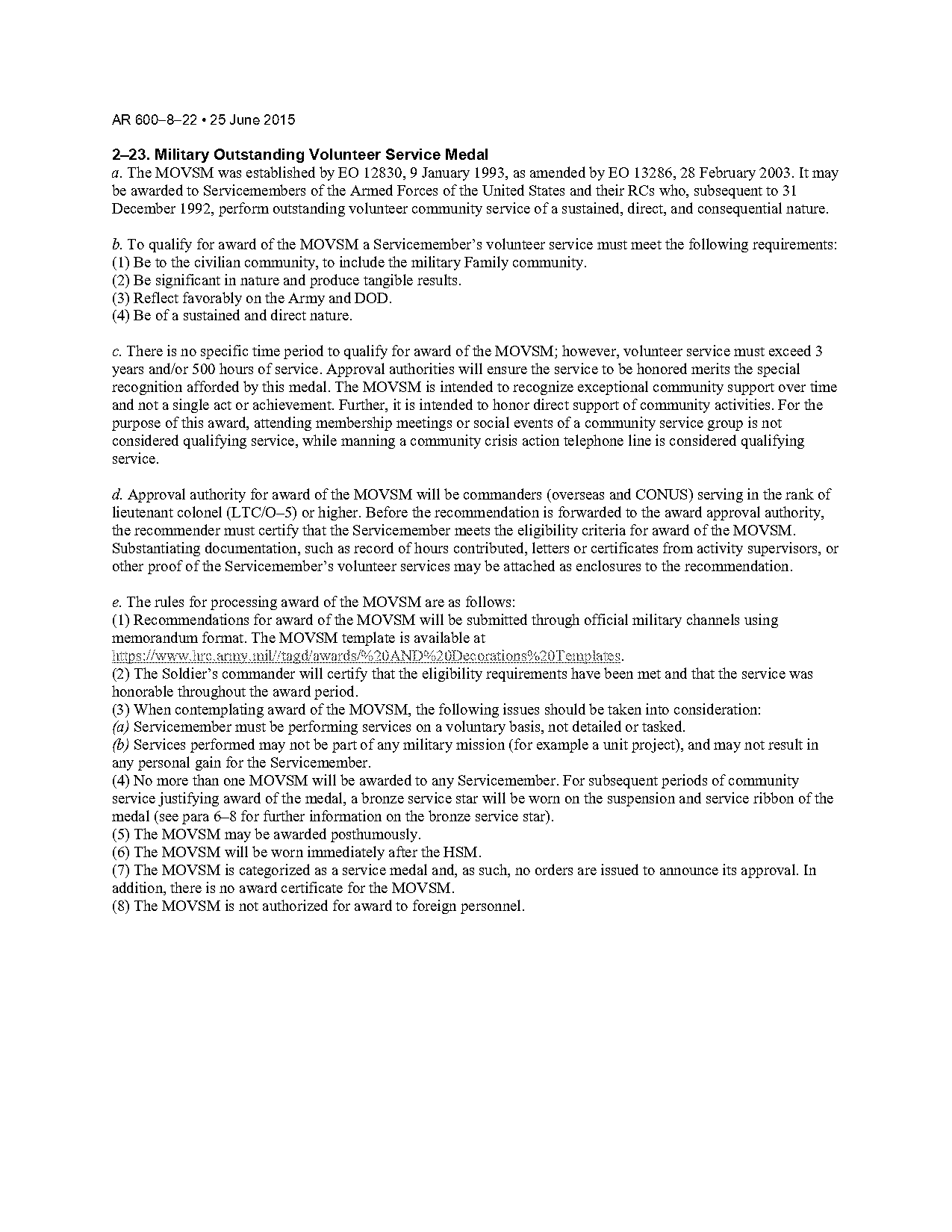 sample of us navy volunteer memorandum