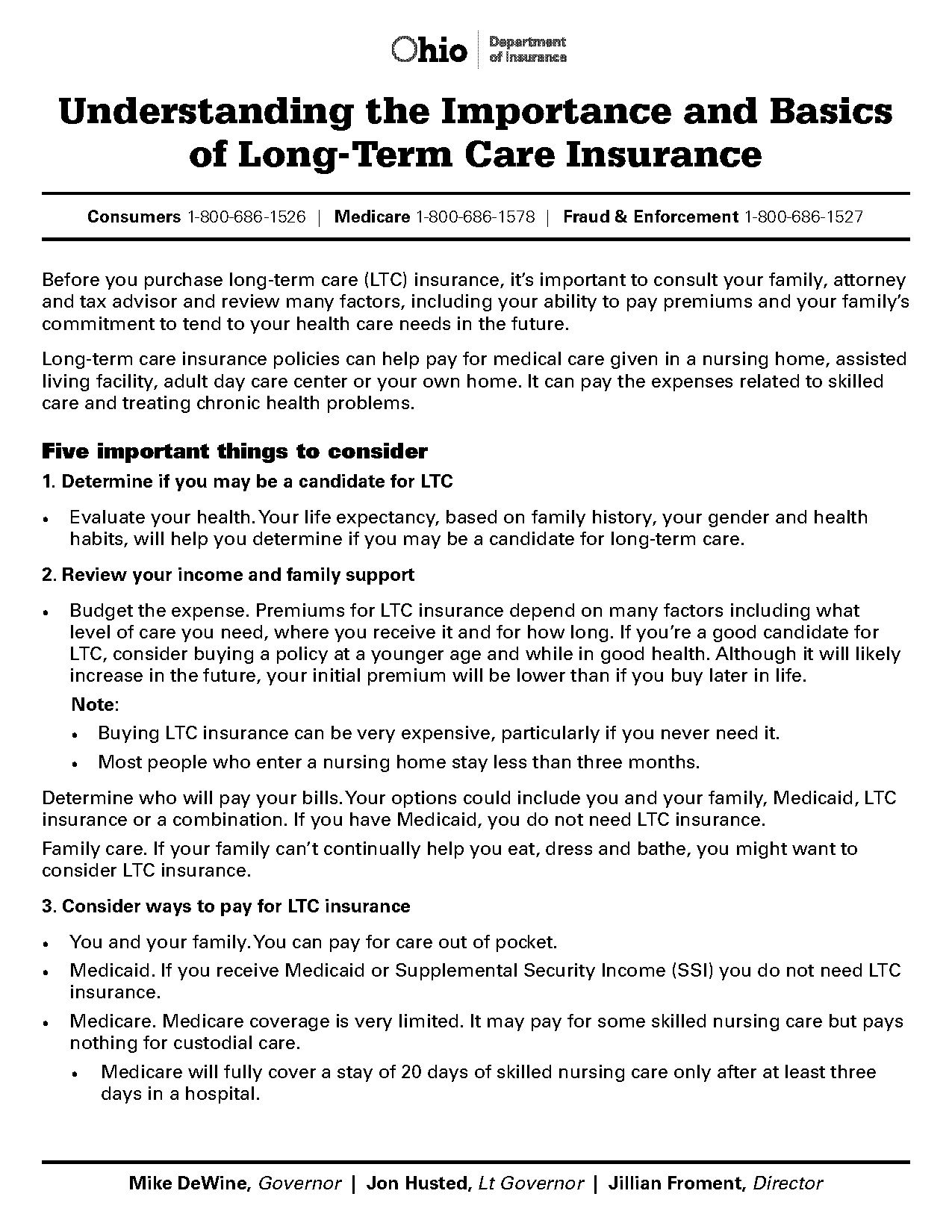 ohio long term care partnership program