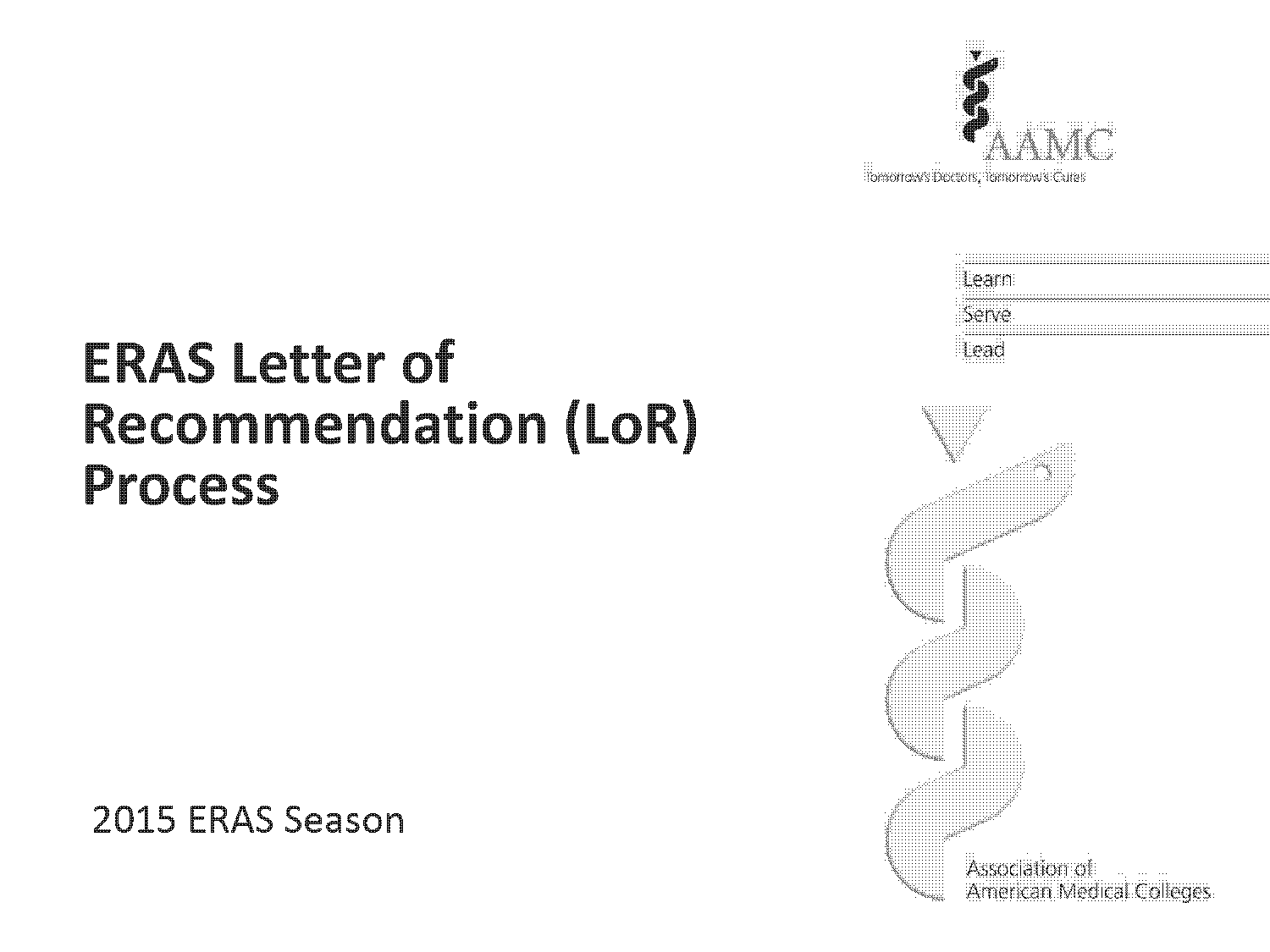 amcas letter invitation to writer