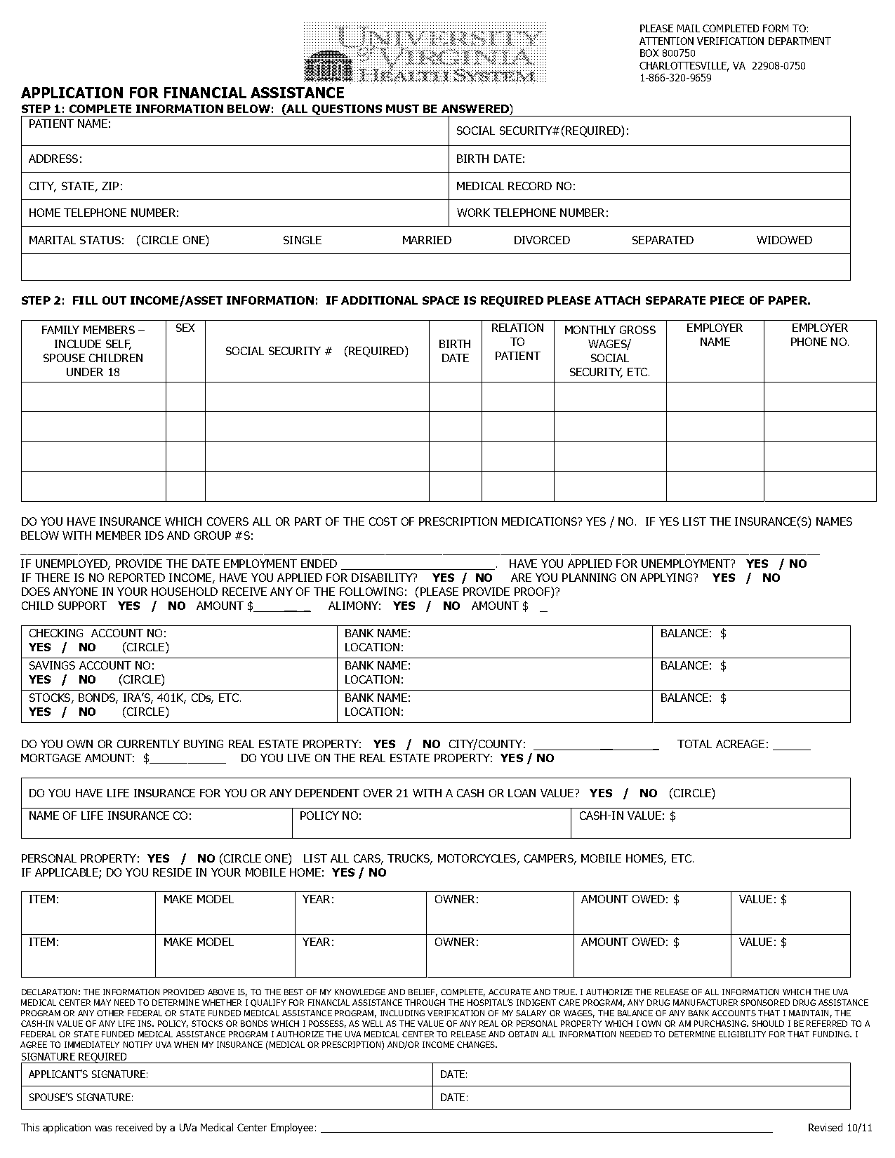 medical aid form pdf