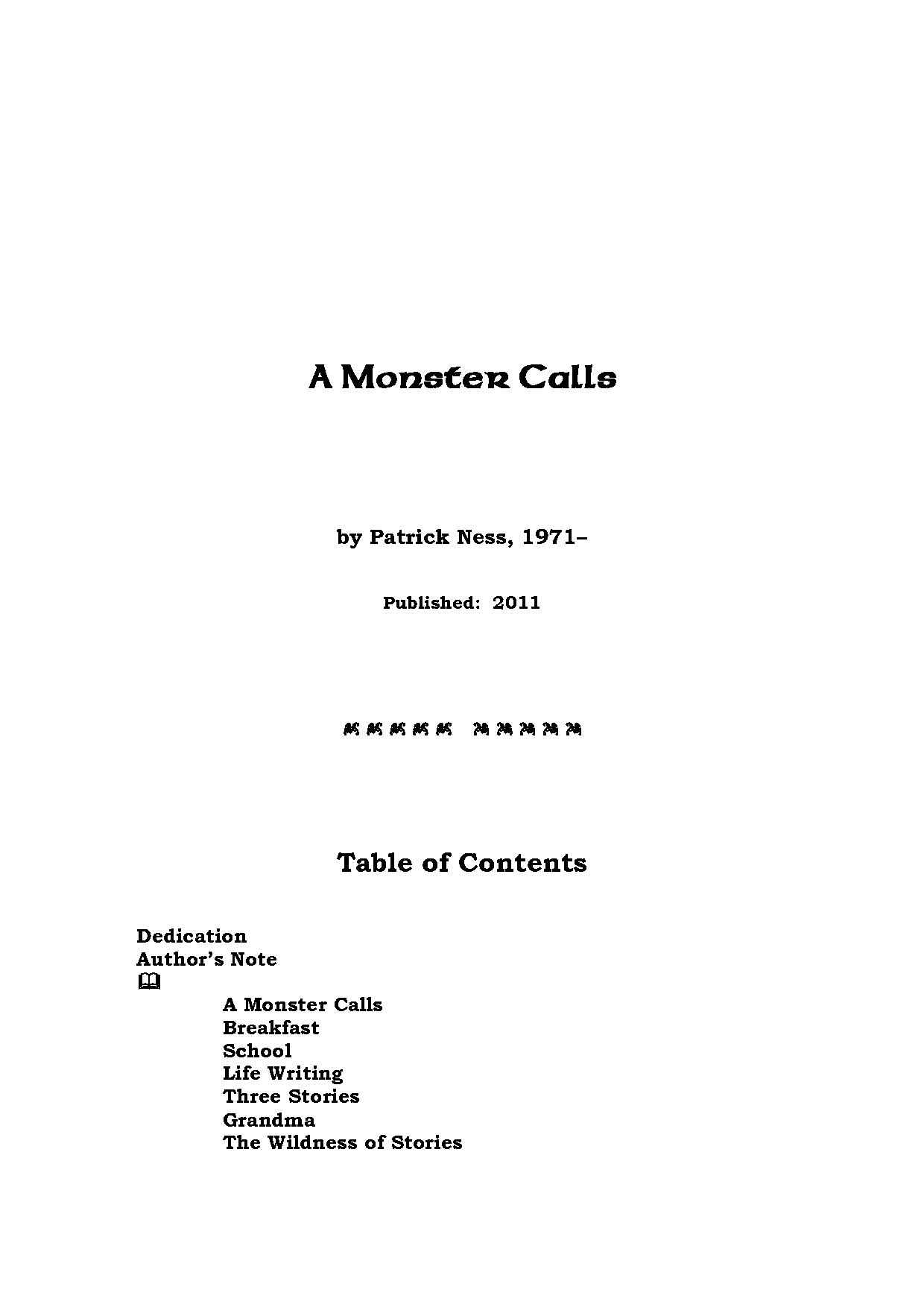 a monster calls book pdf