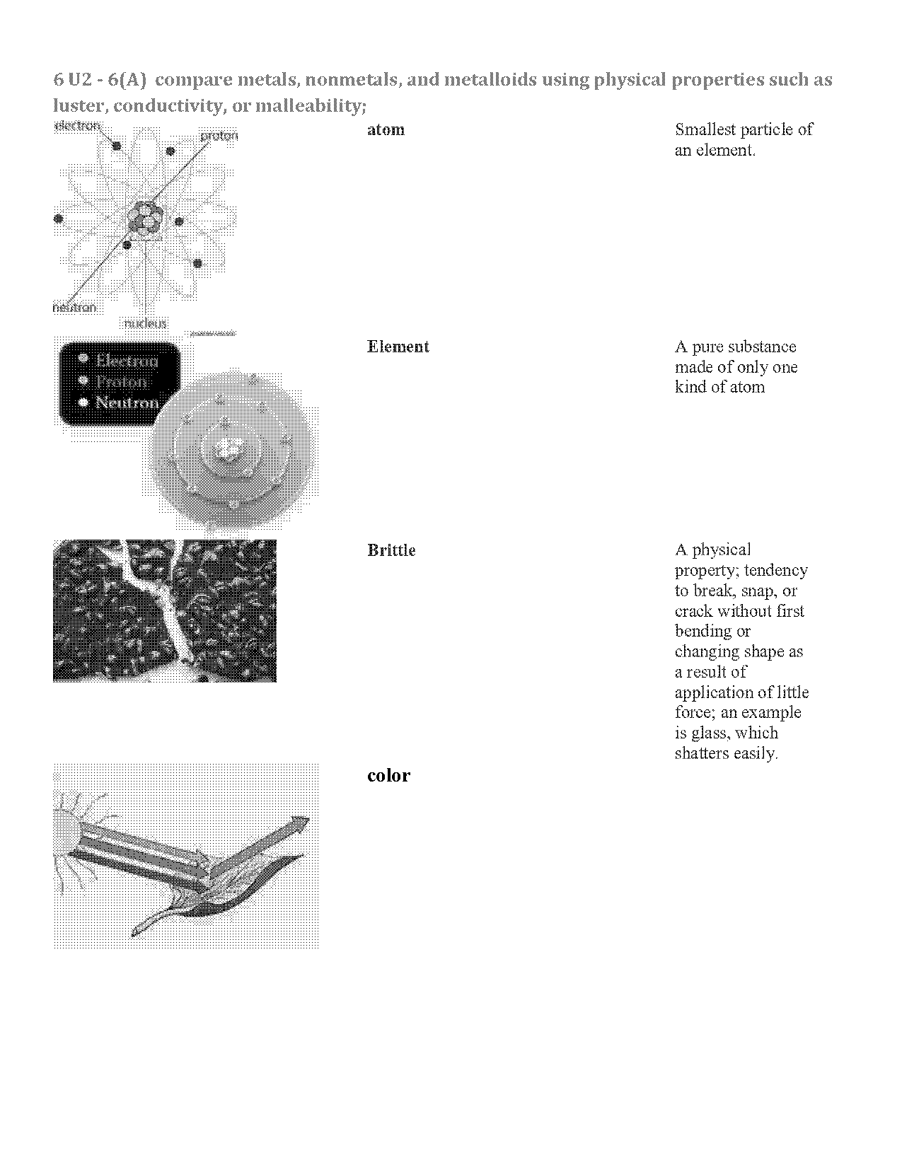 what are some physical properties of luster malleability and conductivity