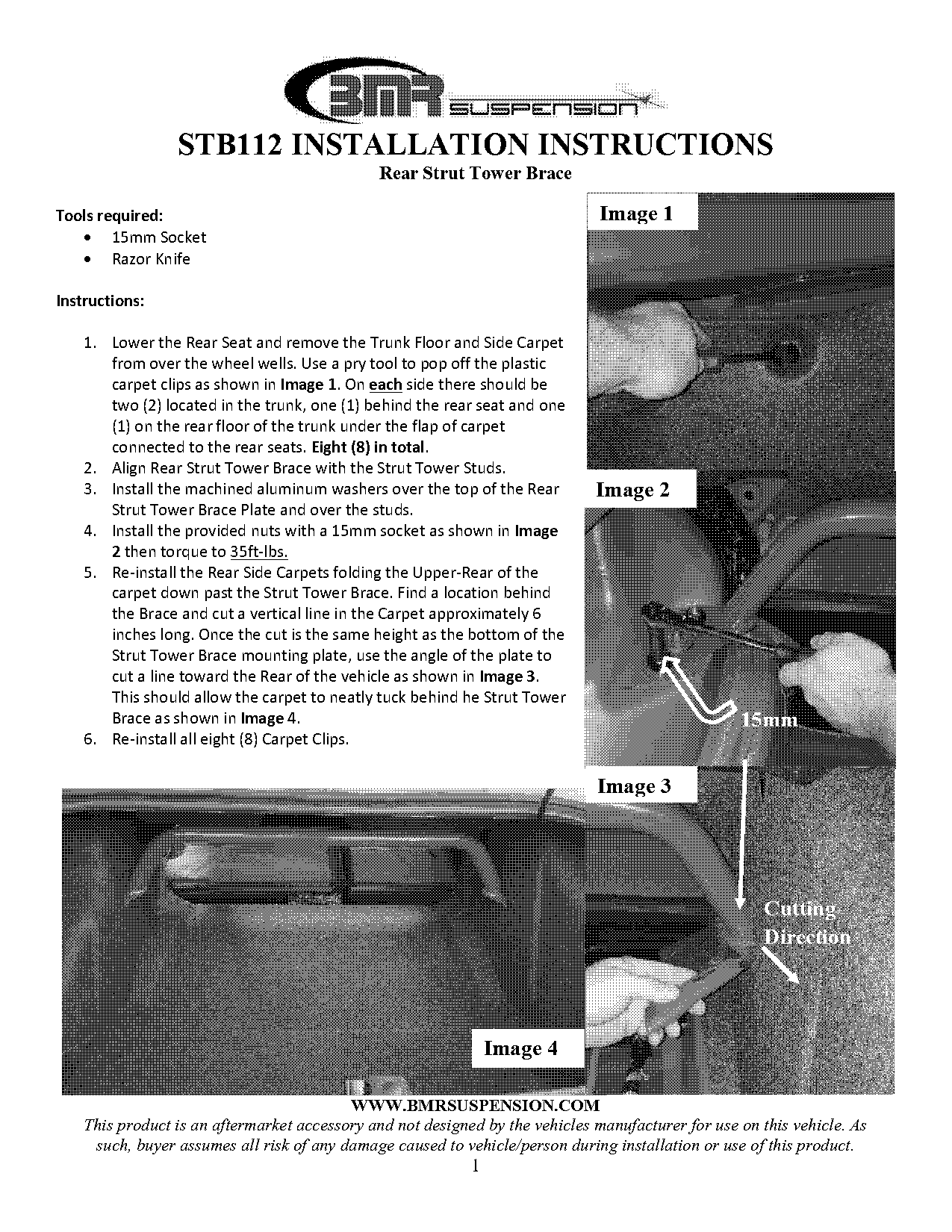 rear strut assembly instructions