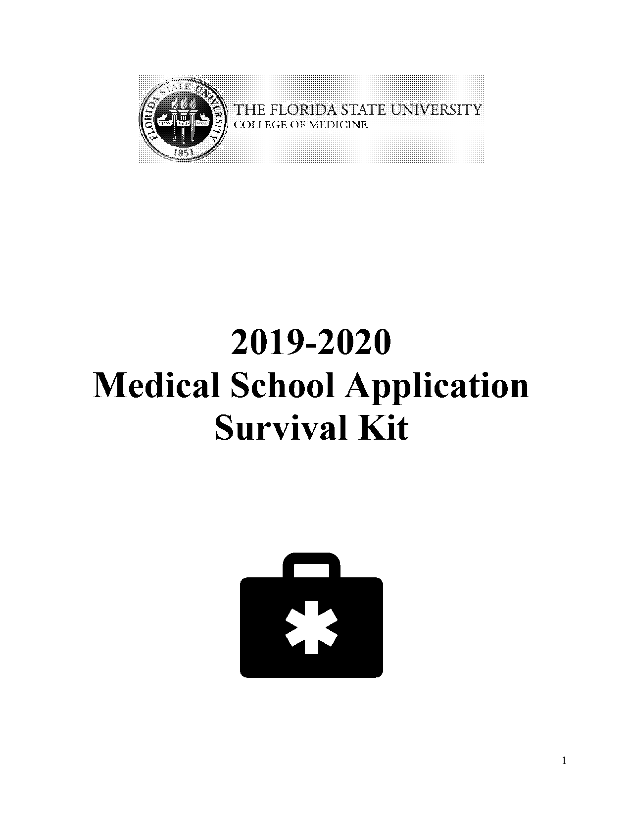 work activities medical school application