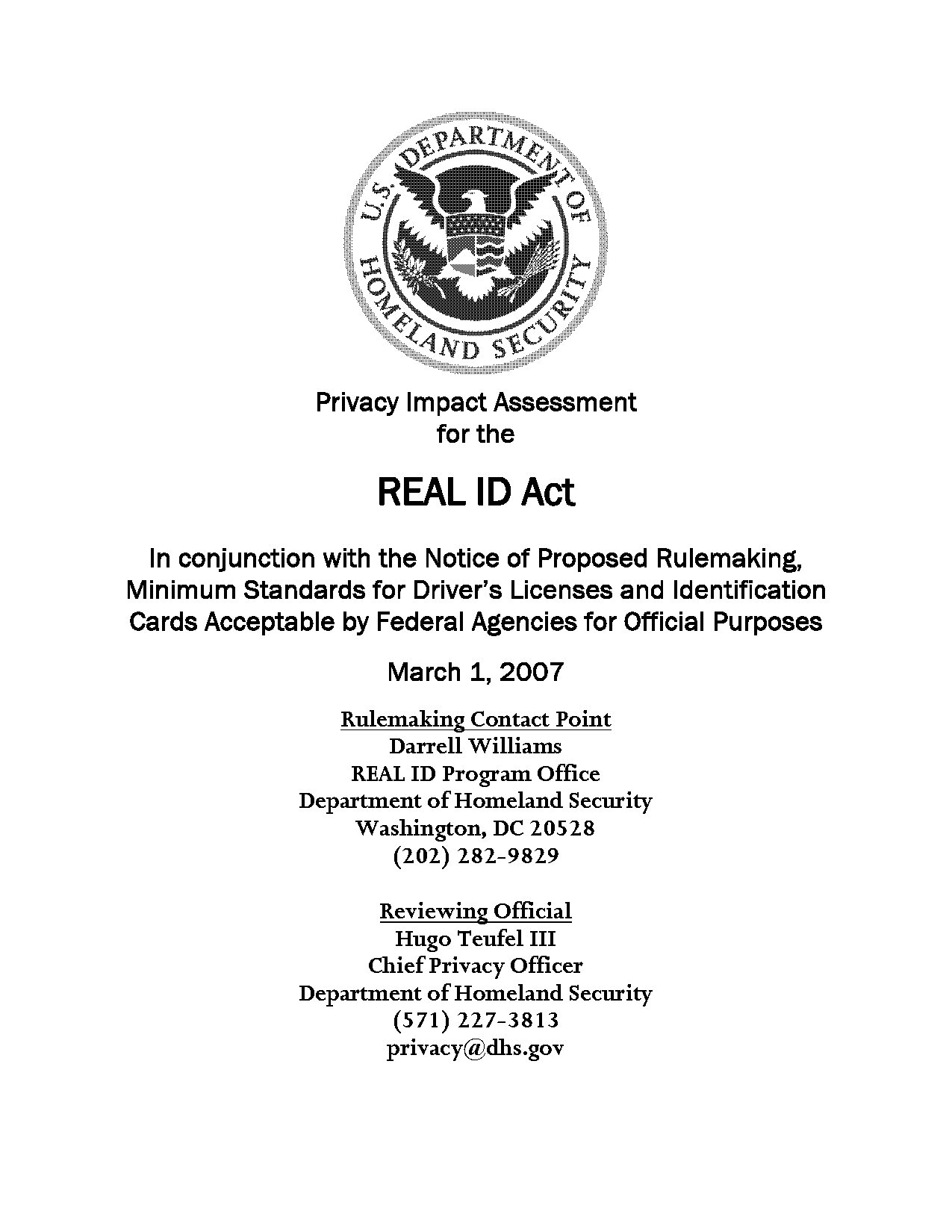 real id act states affected