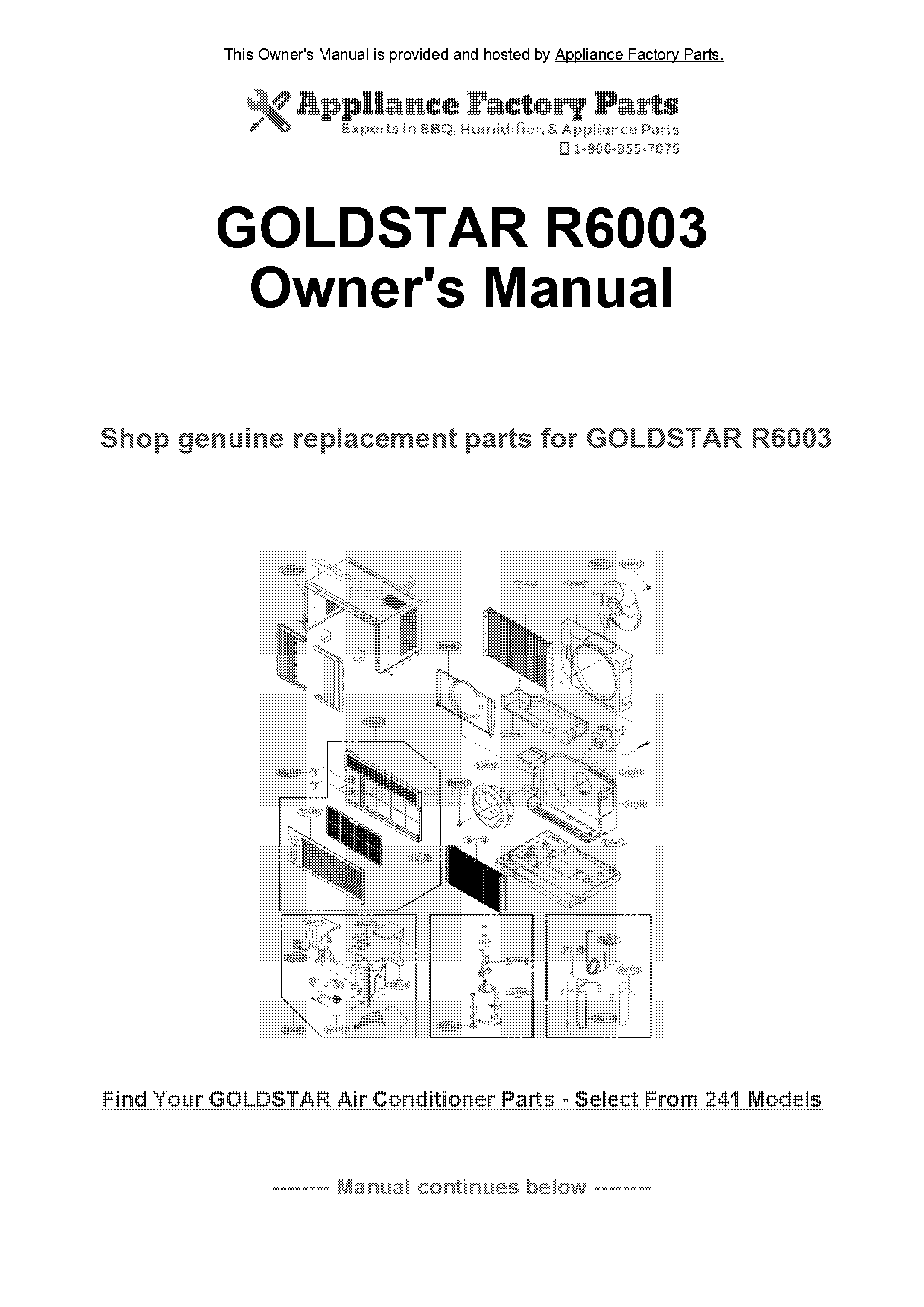 goldstar air conditioner instruction to install on wall