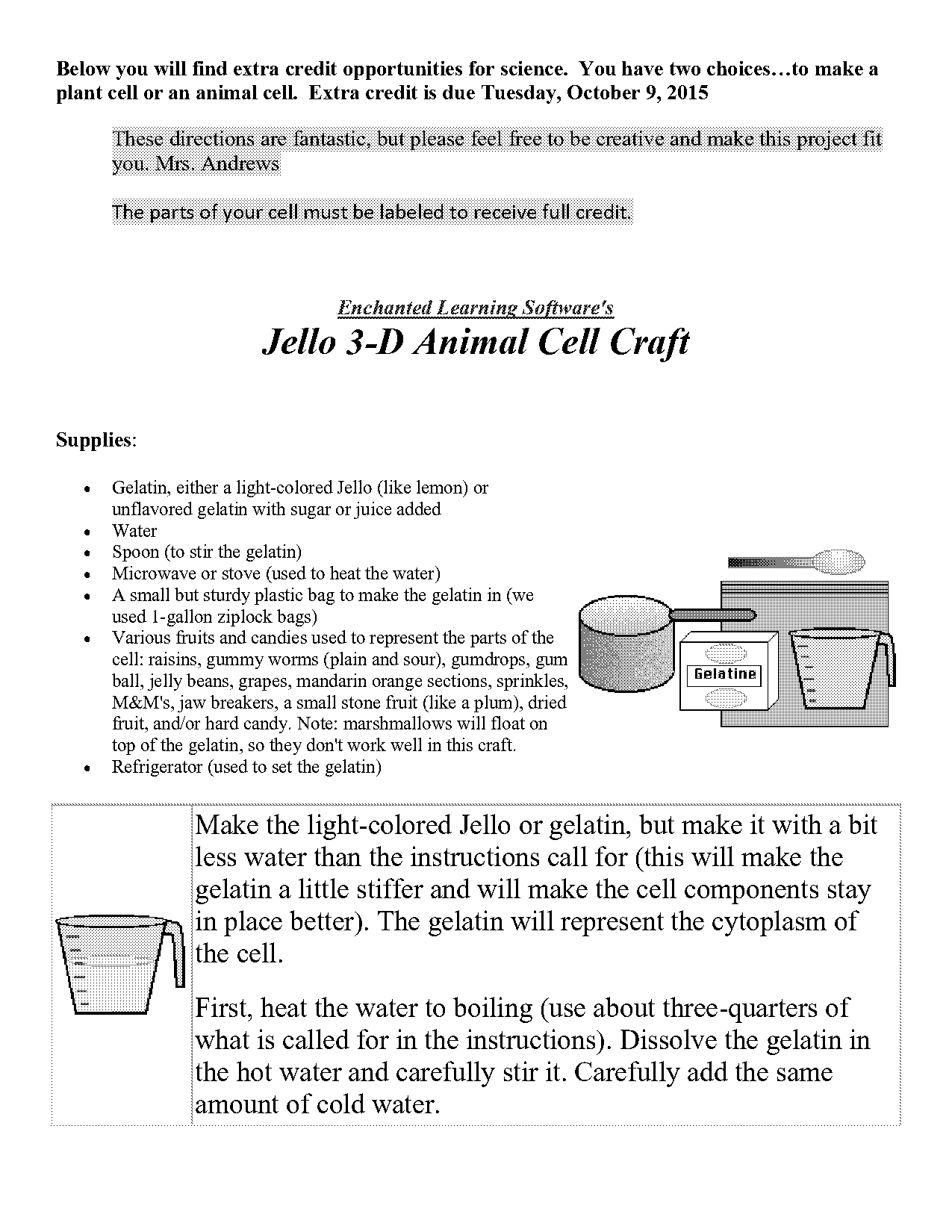 printable animal cell worksheet