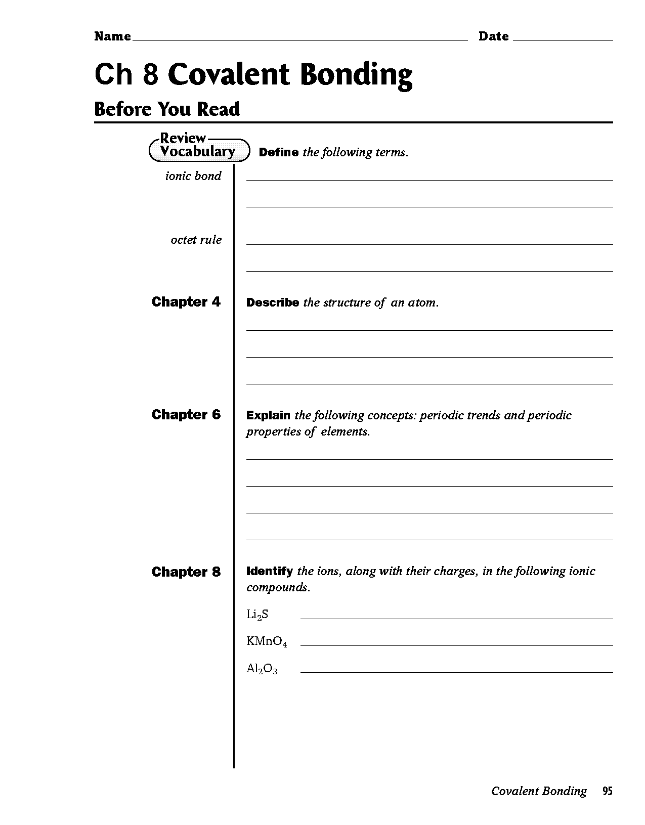 checklist for writing formulas and naming compounds worksheet answers