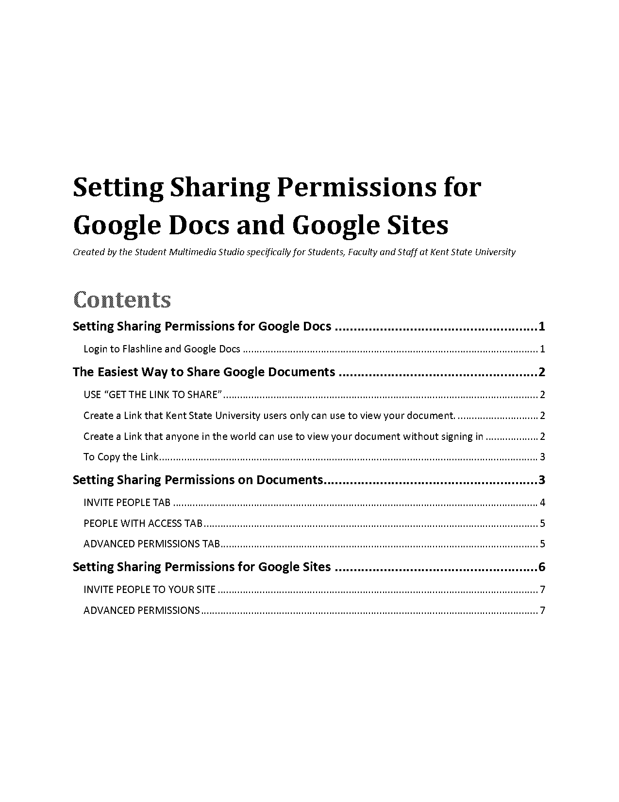 google share documents with a user