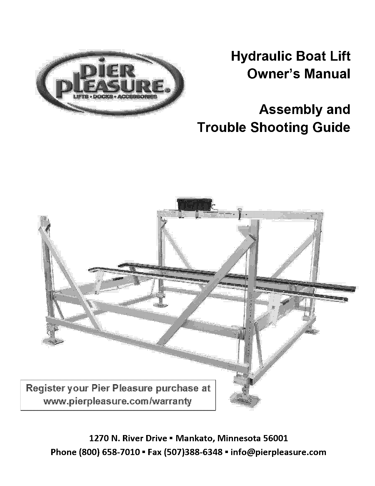 hewitt boat lift assembly instructions