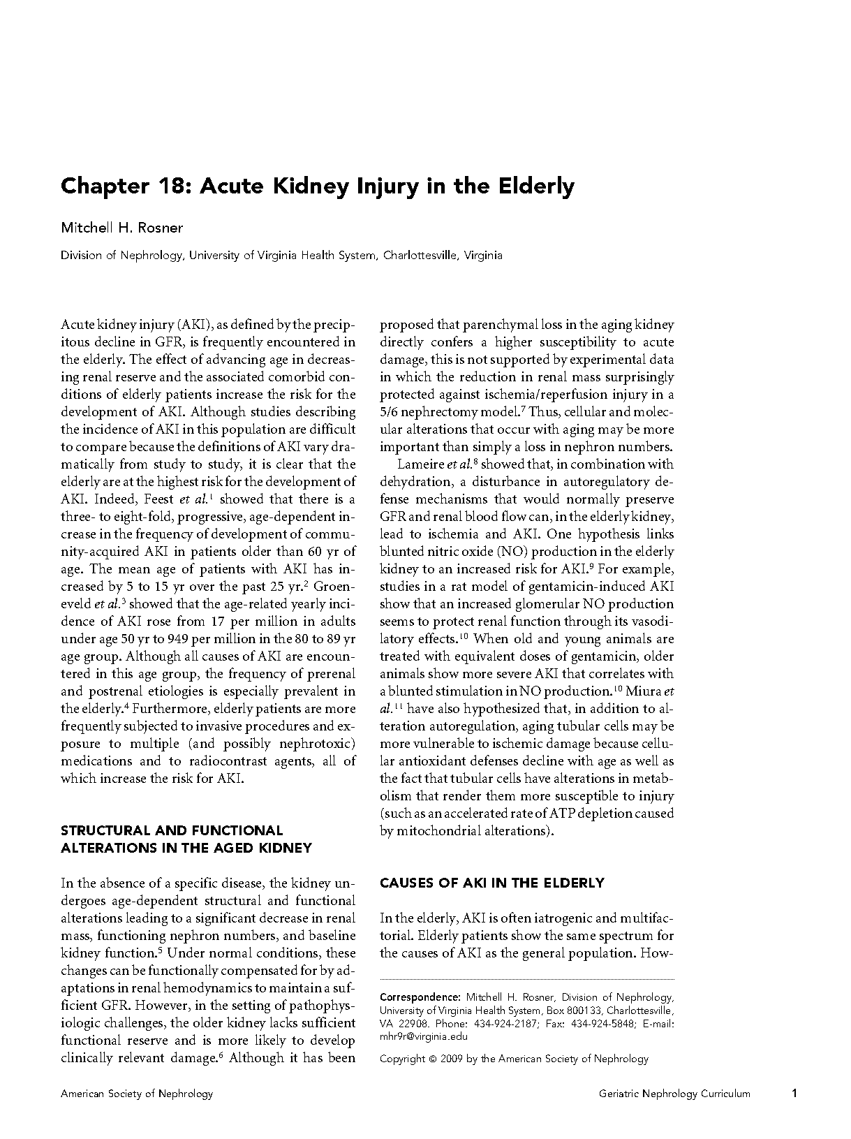 which of the following statements is true about geriatric patients