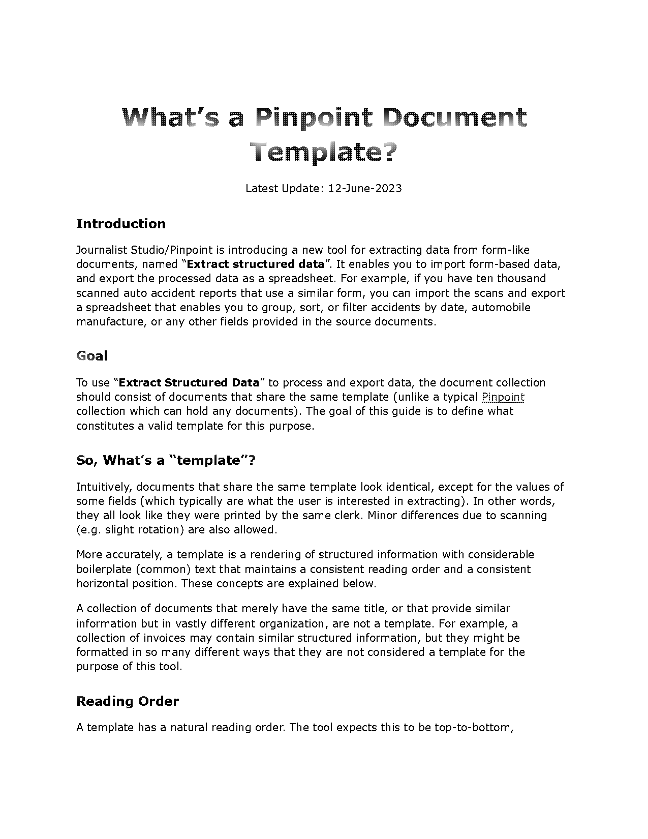 make document template google docs