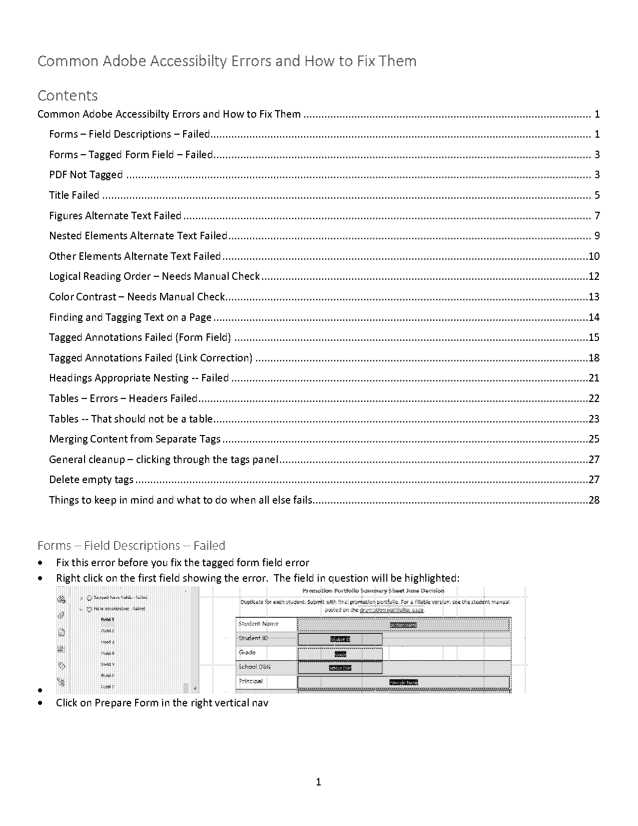 create a form inindesign pick order of form