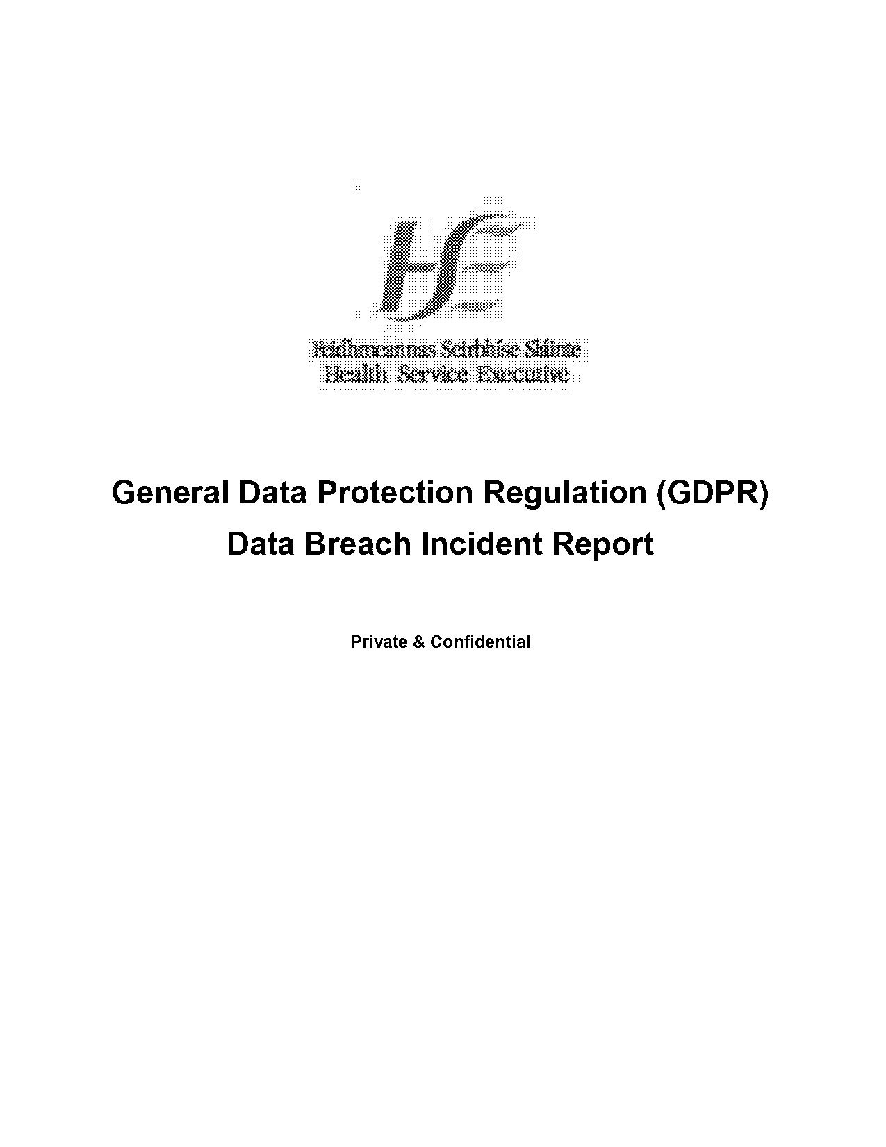 data breach incident report sample