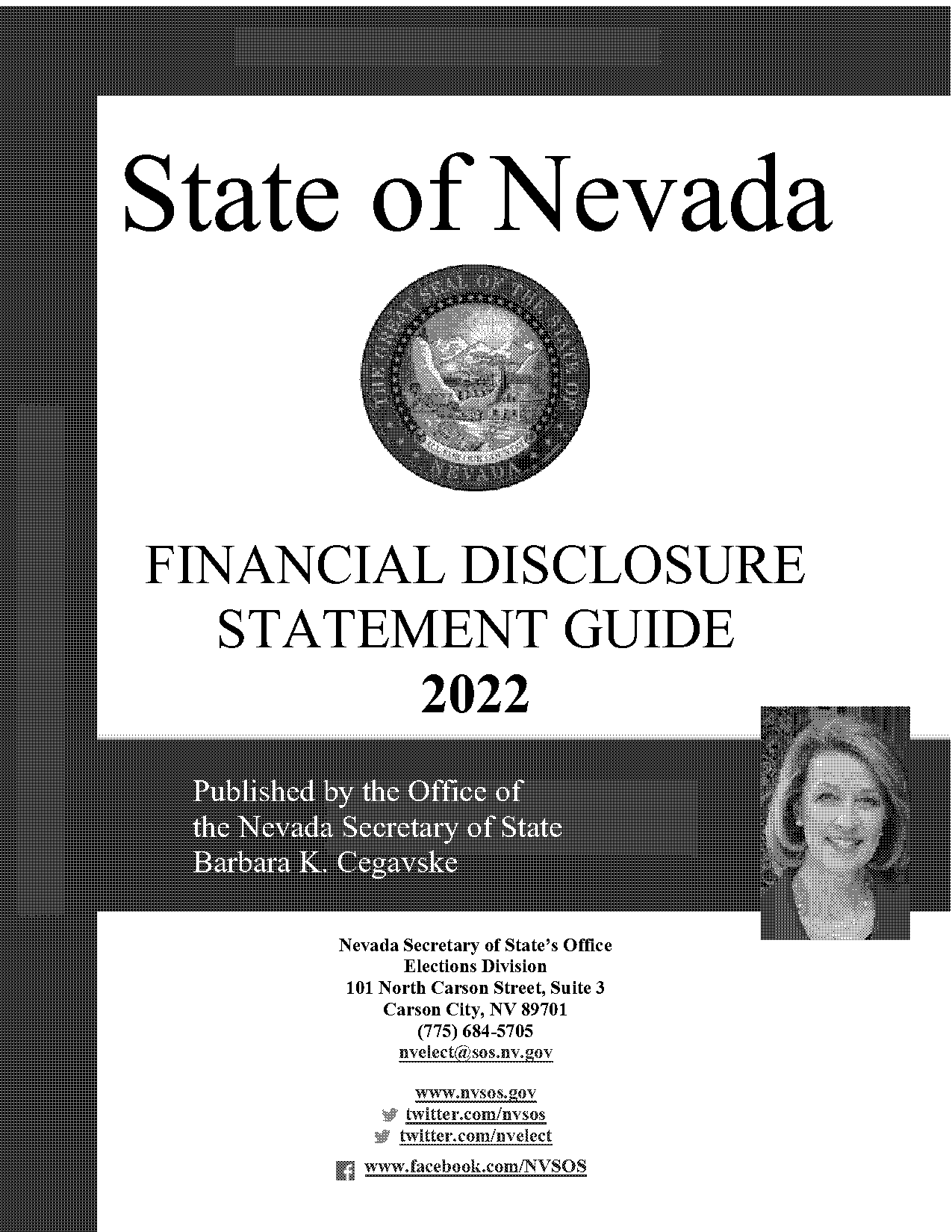 financial disclosure form nevada