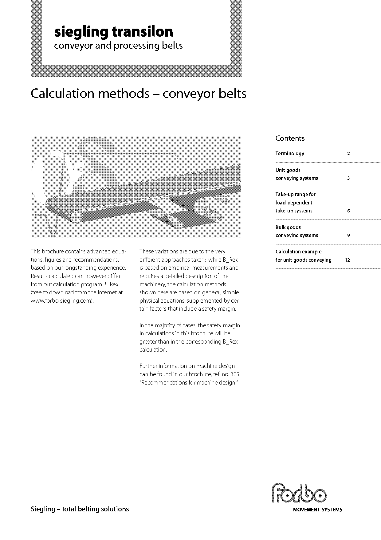 conveyor belt design calculations pdf