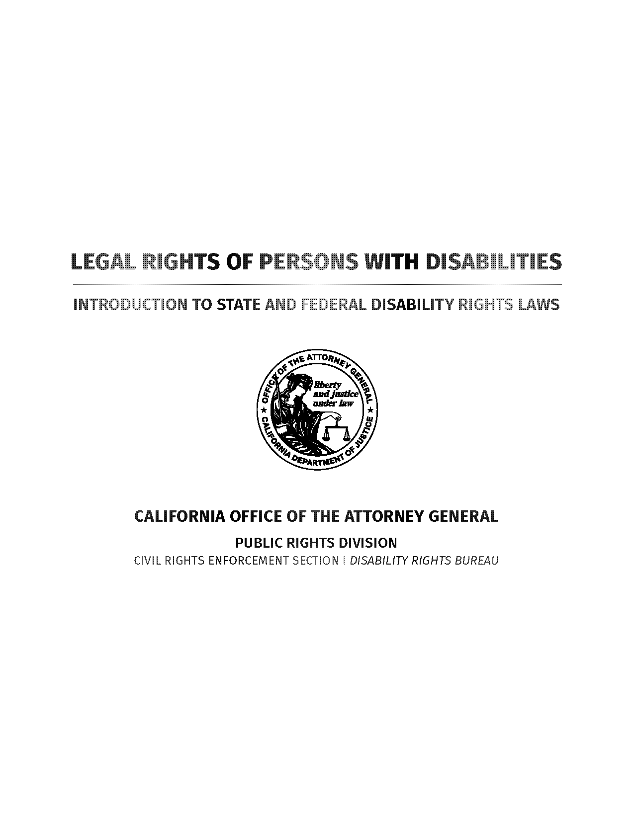 persons with disabilities civil rights act