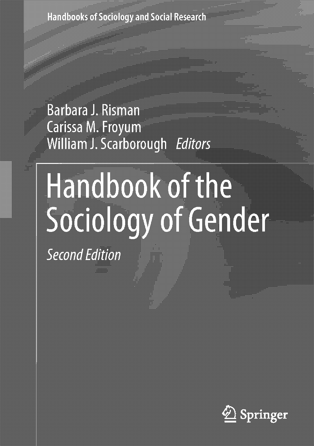 handbook of the sociology of gender risman