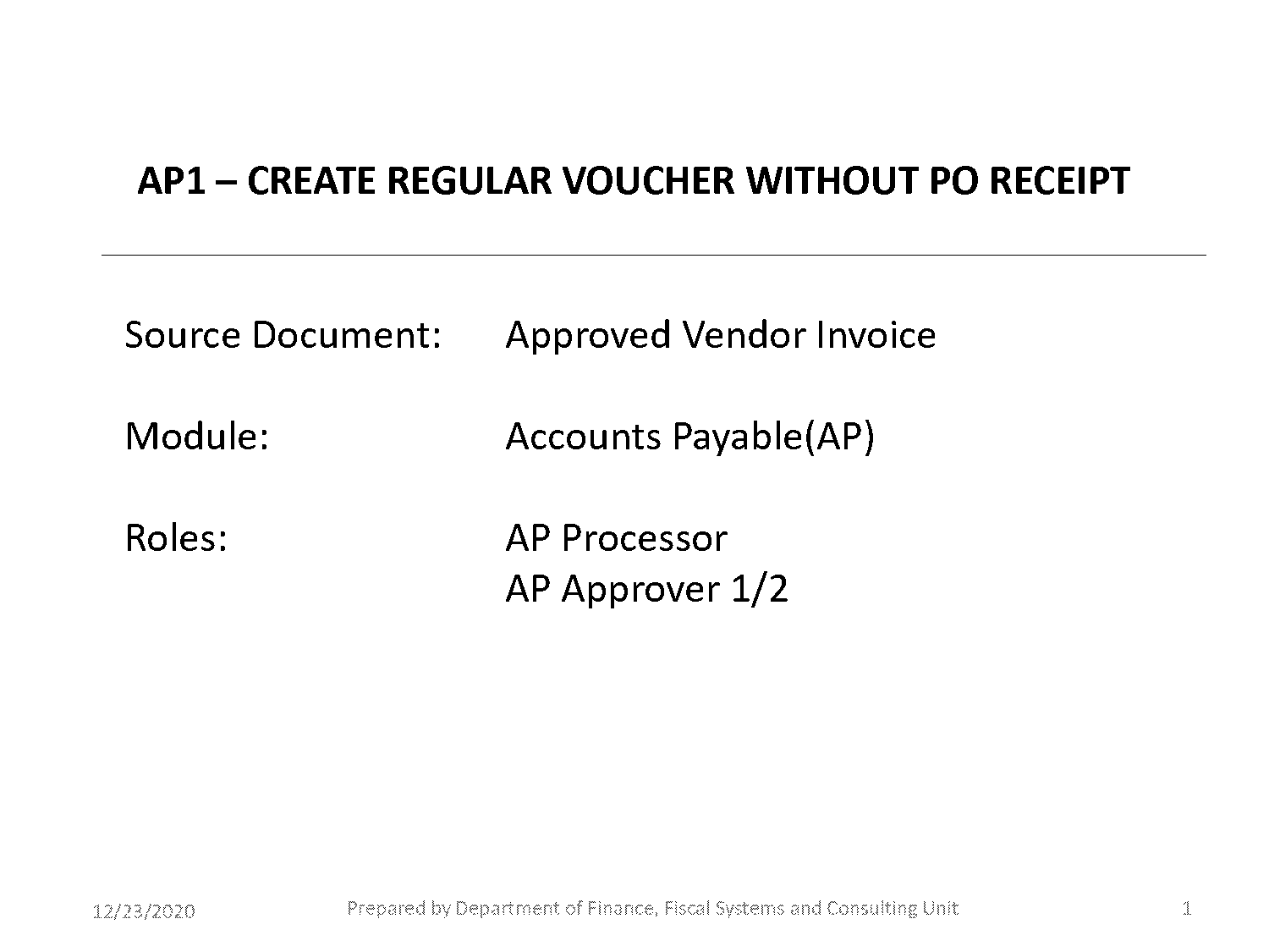 how do you update your accounts payable without an invoice