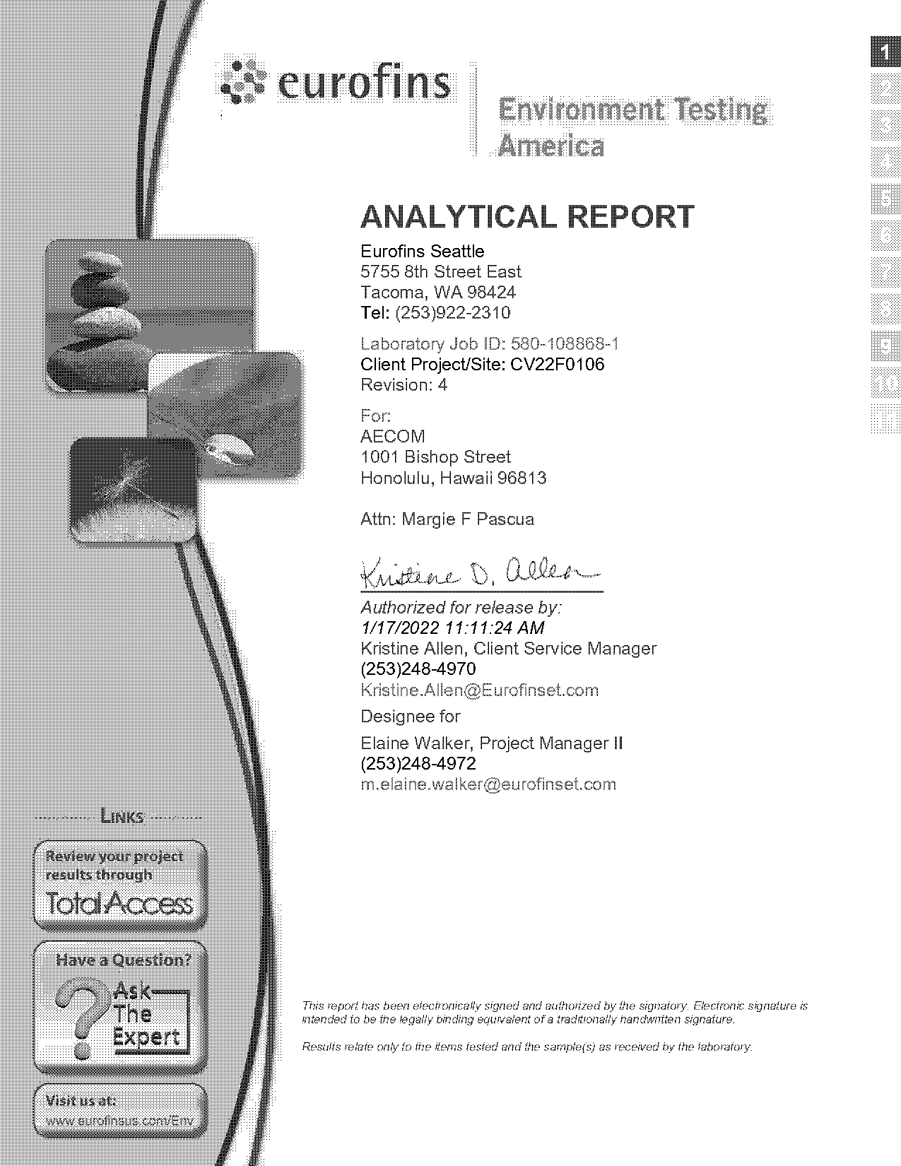 lab report method sample